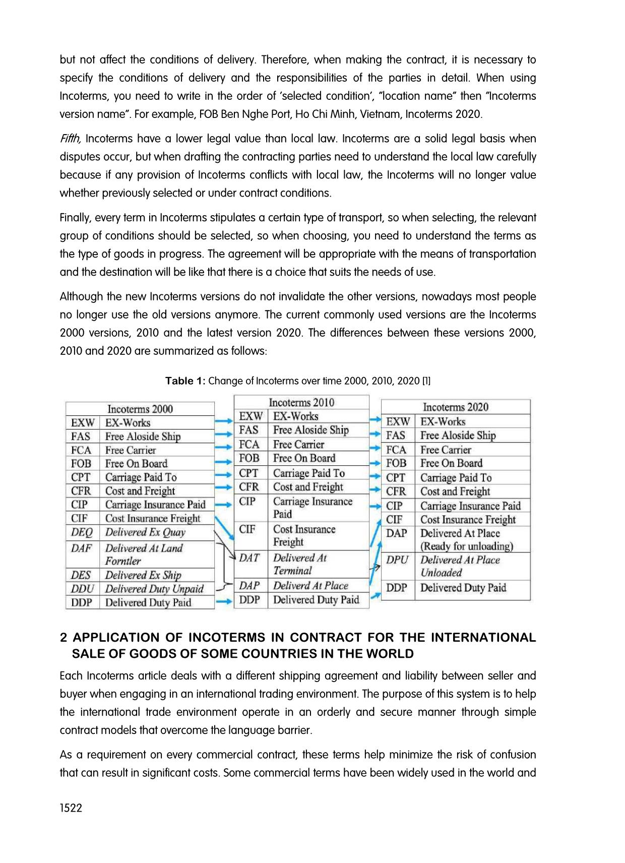 Application of incoterms in the international sale of goods contract trang 3