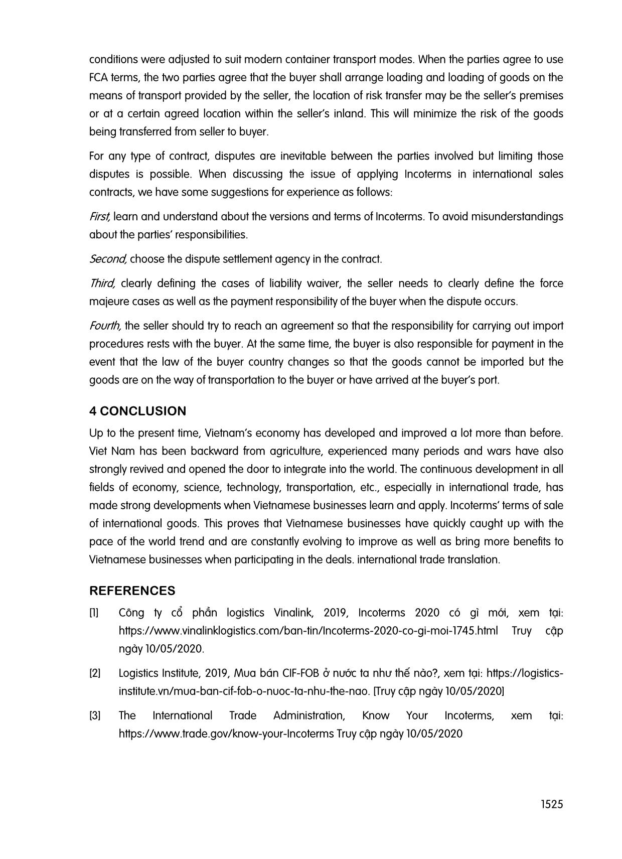 Application of incoterms in the international sale of goods contract trang 6