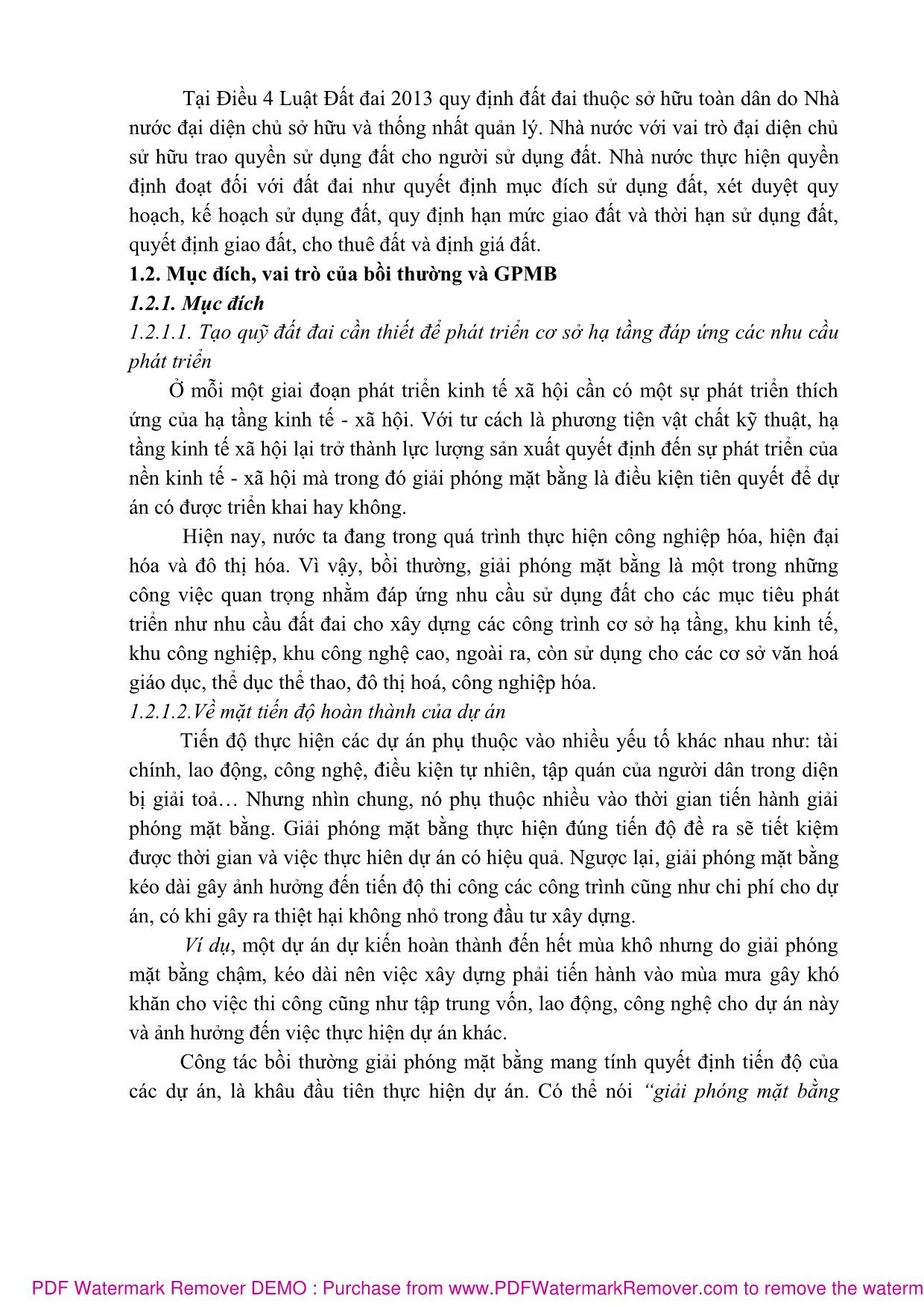 Bài giảng Bồi thường giải phóng mặt bằng (Phần 1) - Nguyễn Thị Nhật Linh trang 7