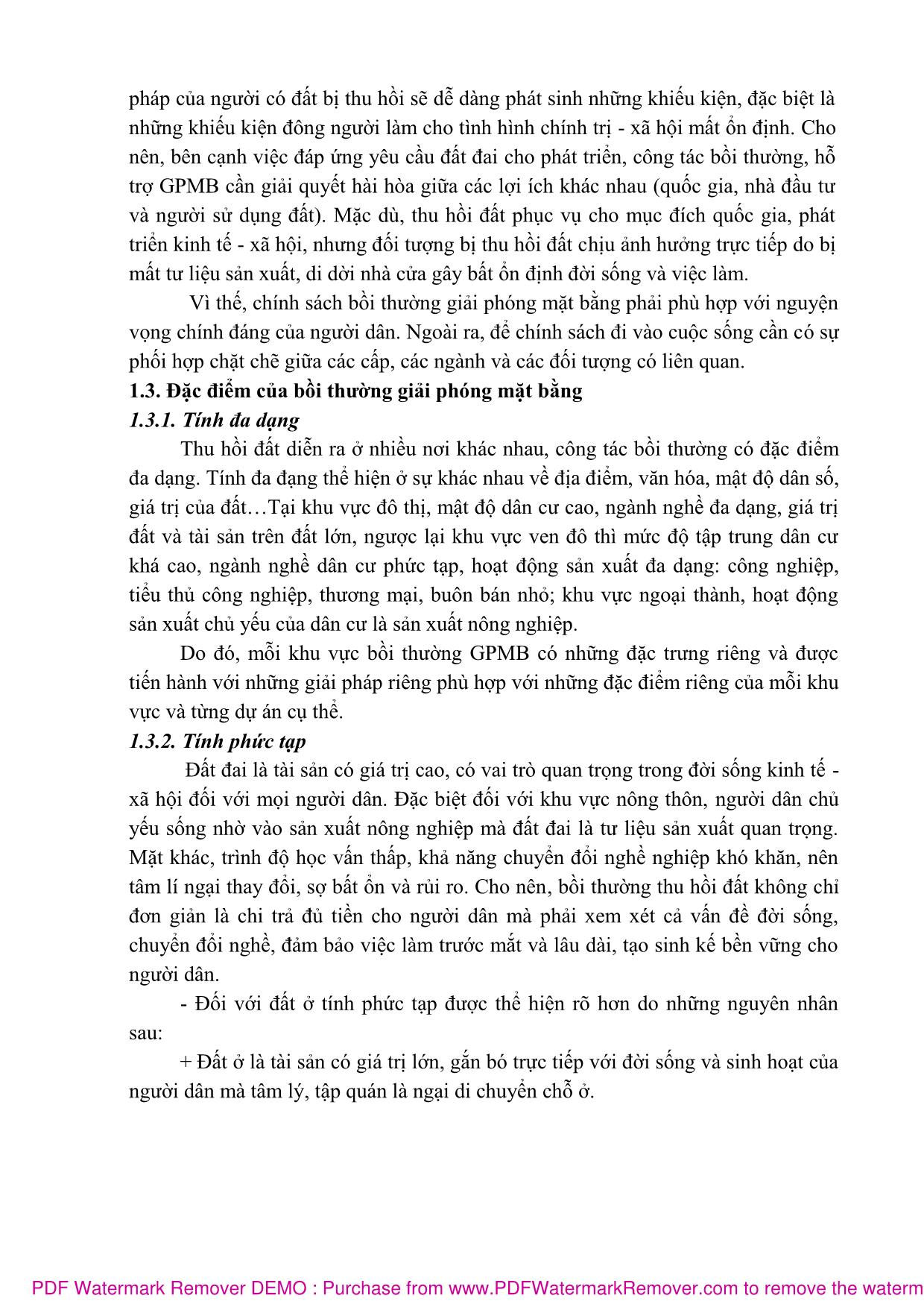 Bài giảng Bồi thường giải phóng mặt bằng (Phần 1) - Nguyễn Thị Nhật Linh trang 9