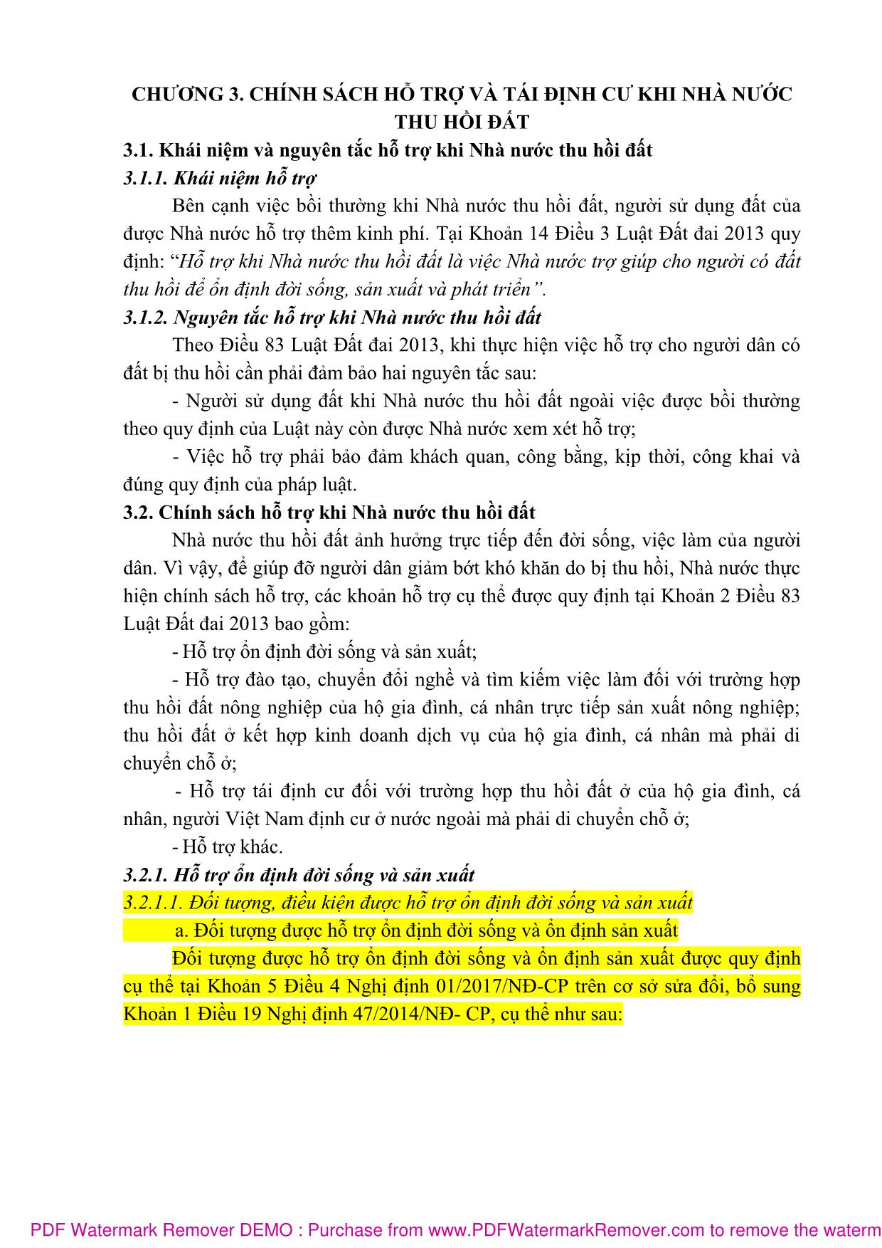 Bài giảng Bồi thường giải phóng mặt bằng (Phần 2) - Nguyễn Thị Nhật Linh trang 1