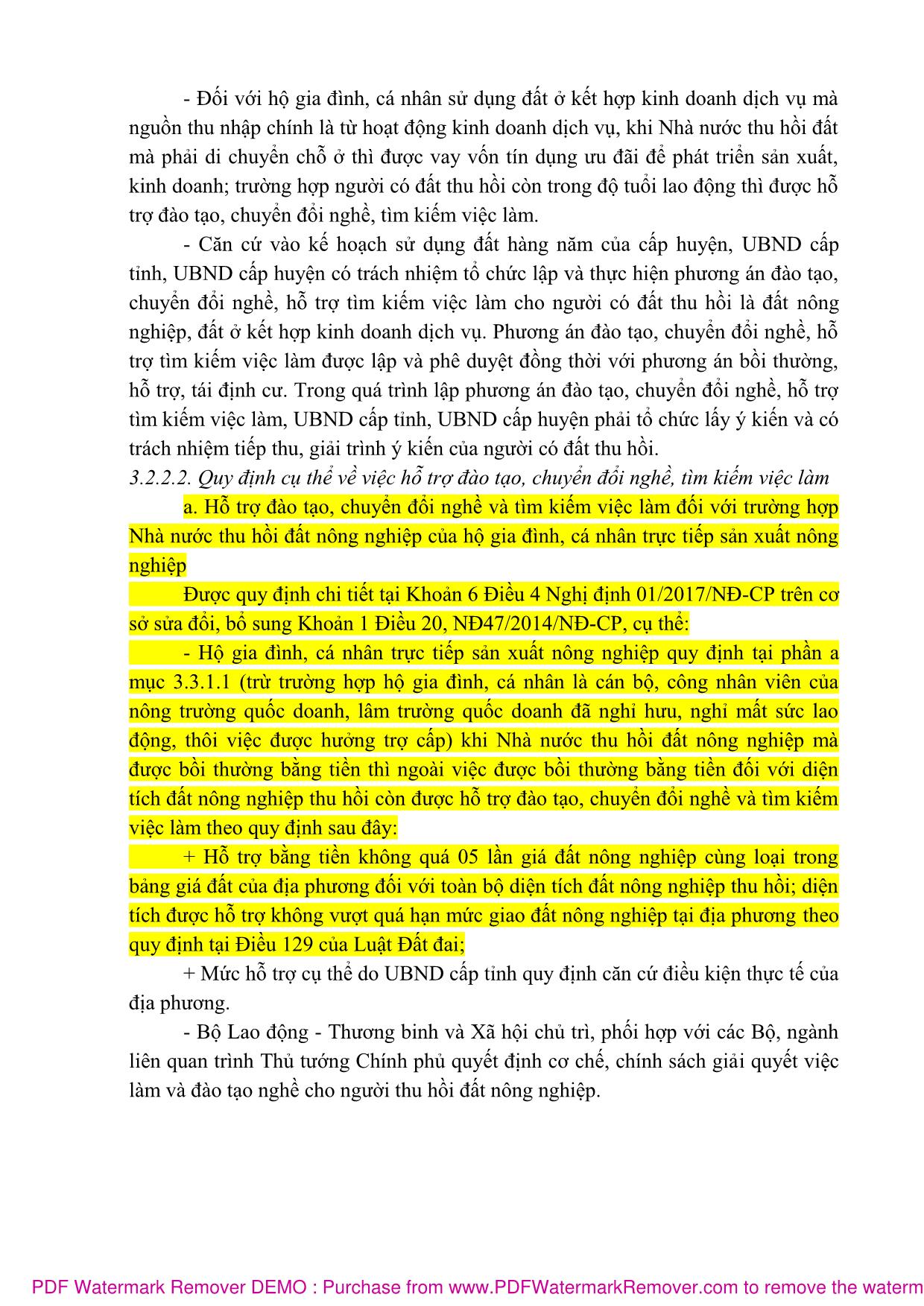 Bài giảng Bồi thường giải phóng mặt bằng (Phần 2) - Nguyễn Thị Nhật Linh trang 7