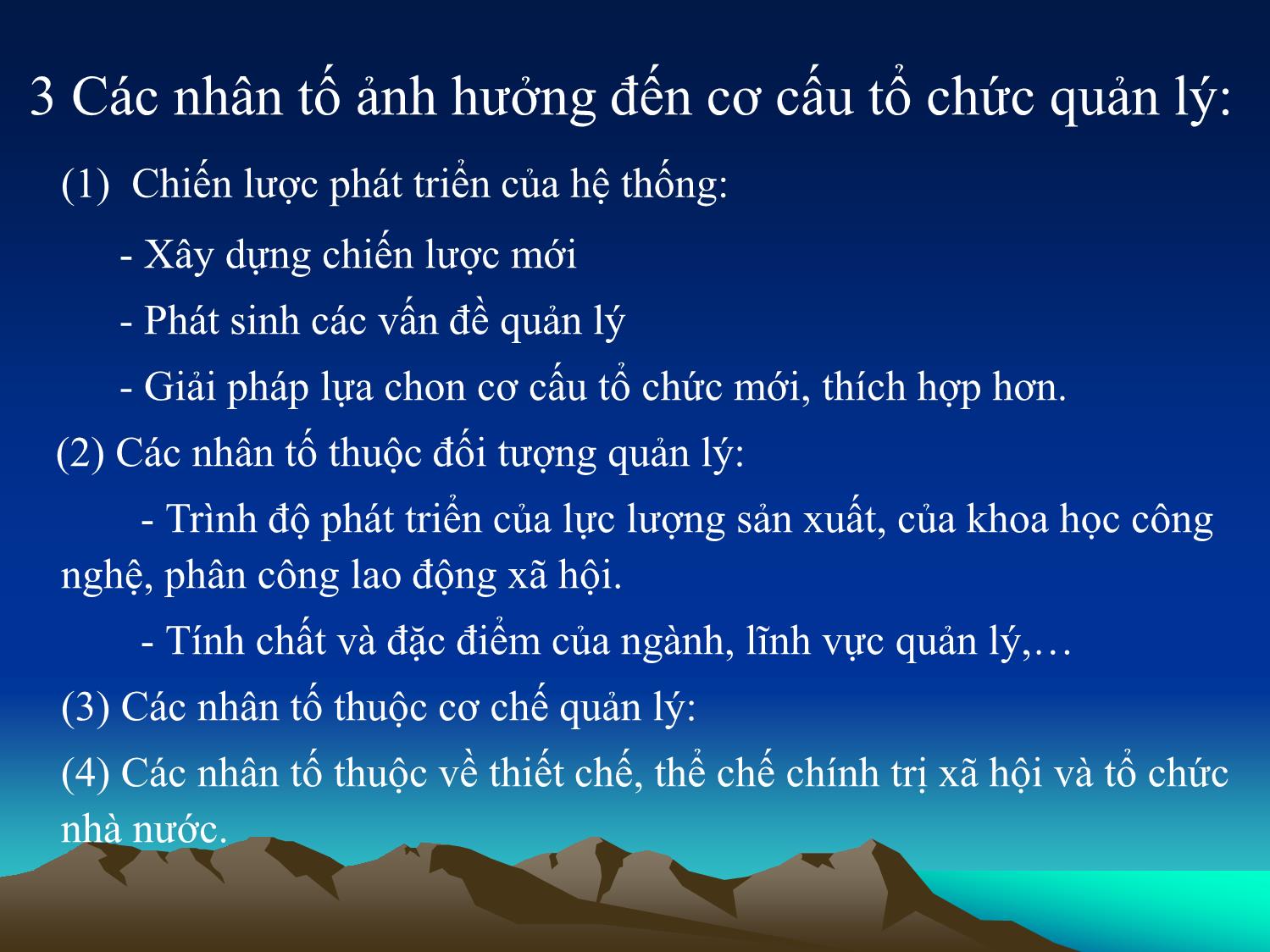 Bài giảng Cơ cấu tổ chức quản lý - Ninh Thị Minh Tâm trang 5