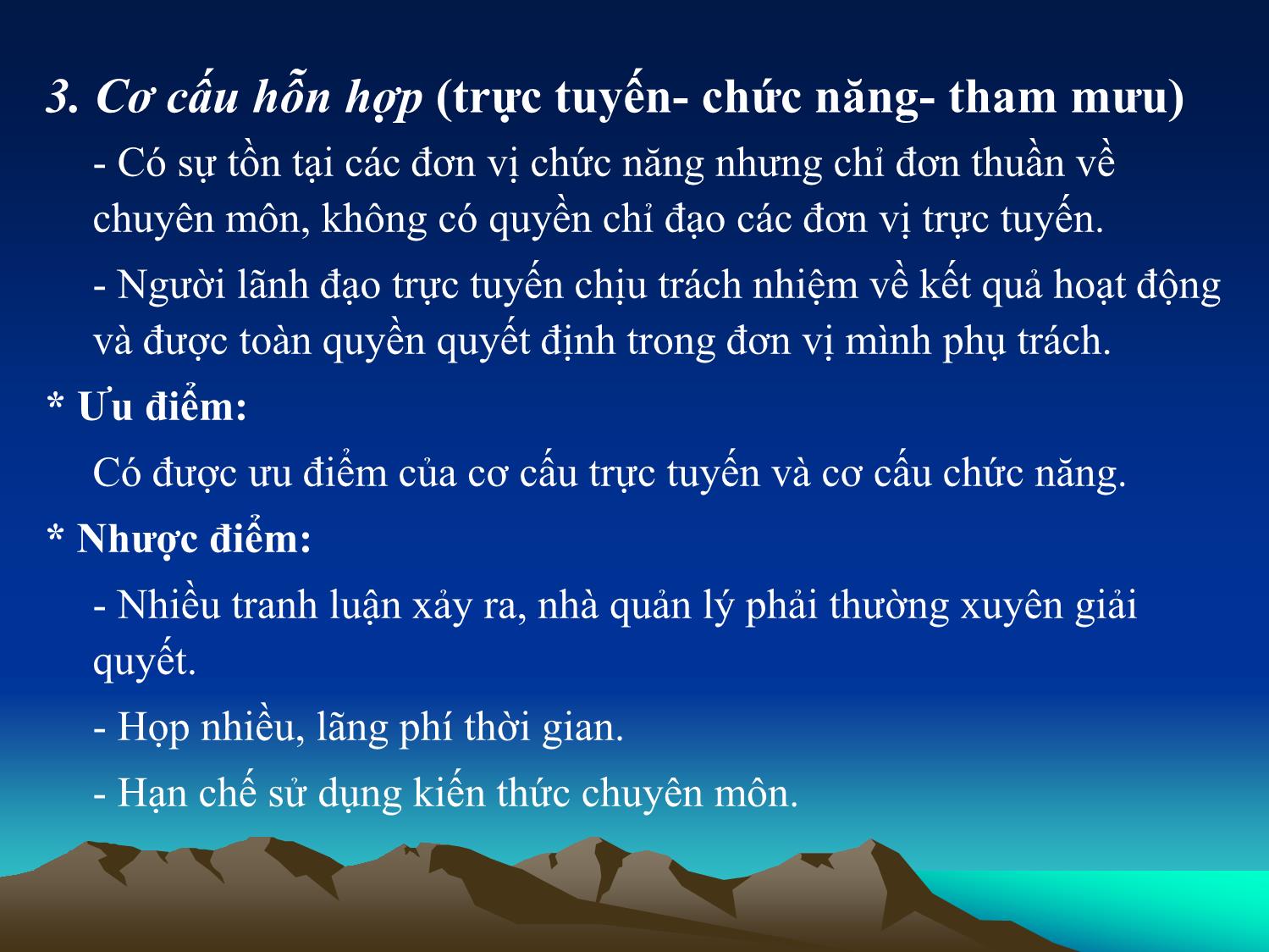 Bài giảng Cơ cấu tổ chức quản lý - Ninh Thị Minh Tâm trang 8