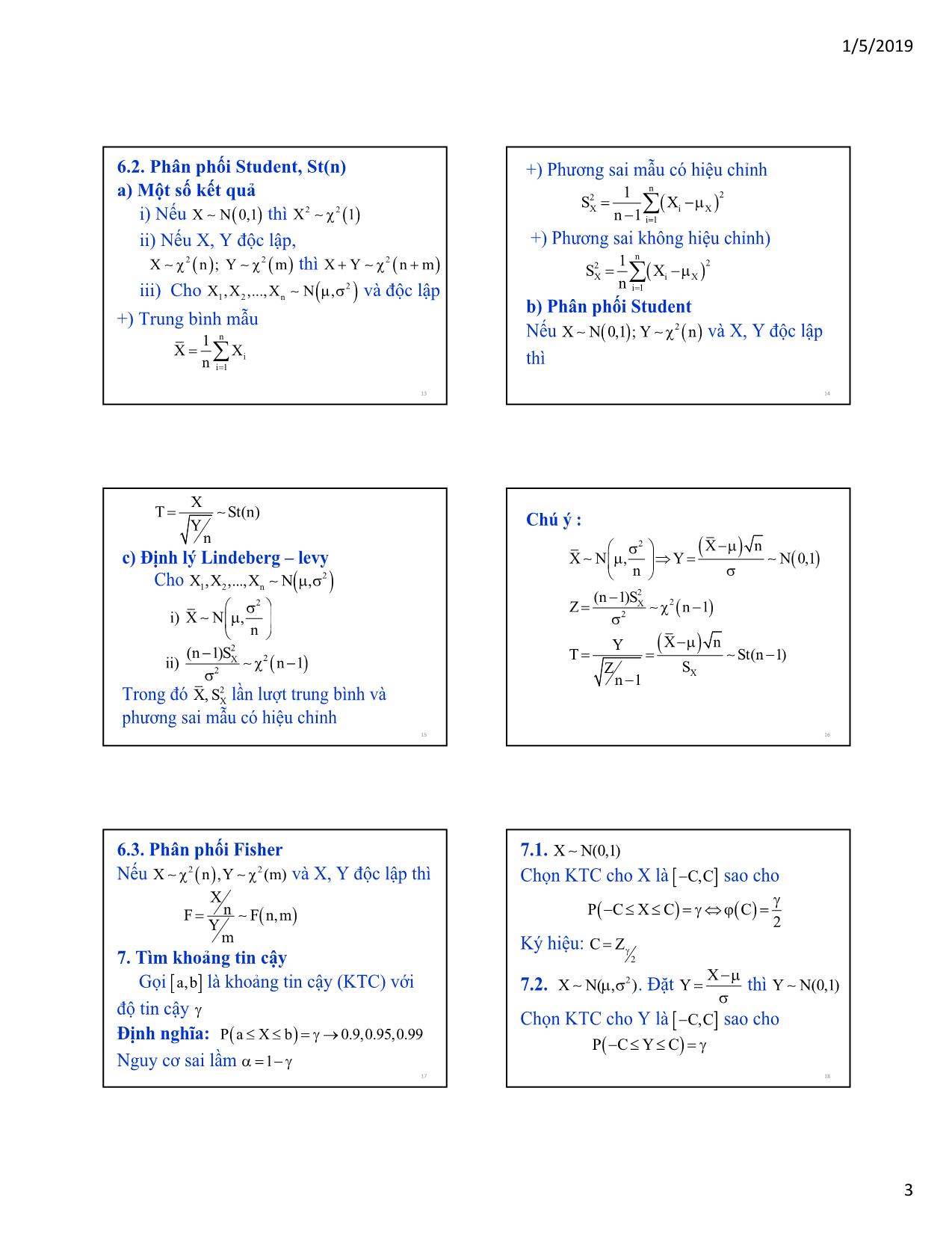 Slide bài giảng và bài tập môn Kinh tế lượng (Econometric) - Nguyễn Trung Đông trang 5