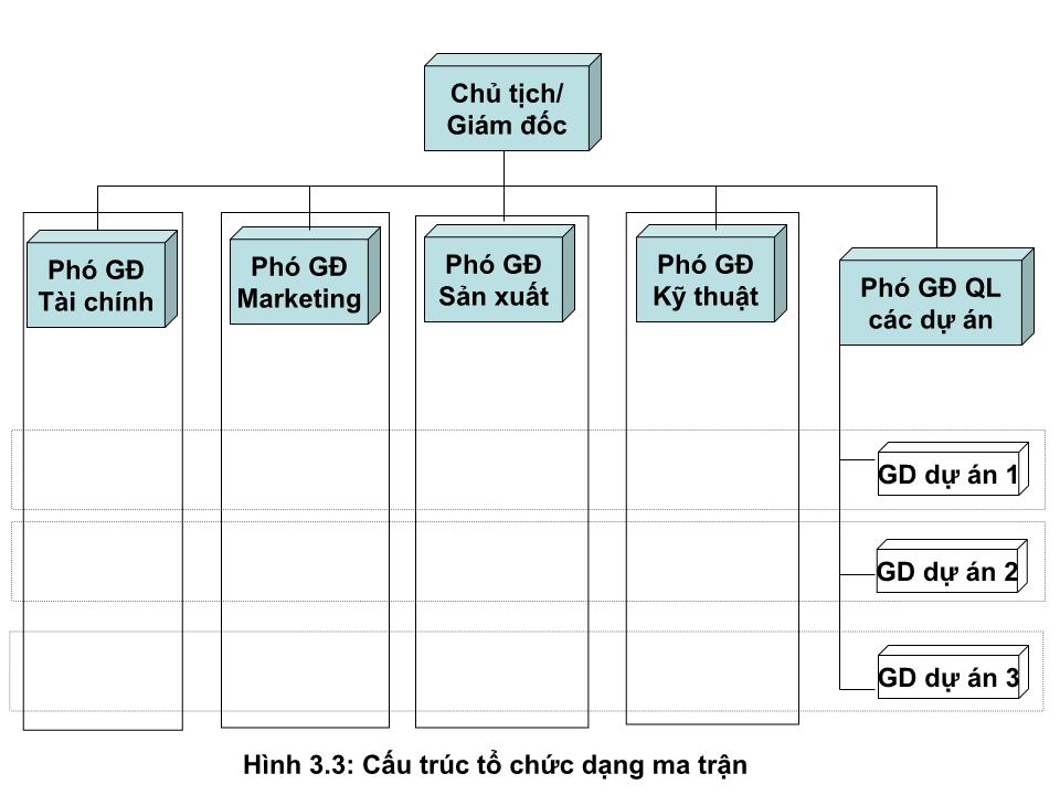 Bài giảng Tổ chức dự án - Chương 2: Sơ đồ tổ chức trang 3