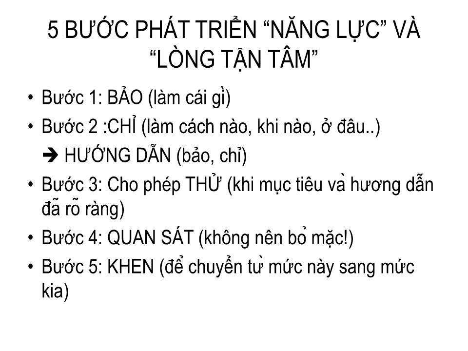 Bài giảng Tổ chức dự án - Chương 5: Lãnh đạo trang 10