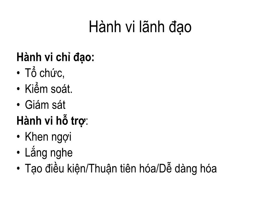 Bài giảng Tổ chức dự án - Chương 5: Lãnh đạo trang 5