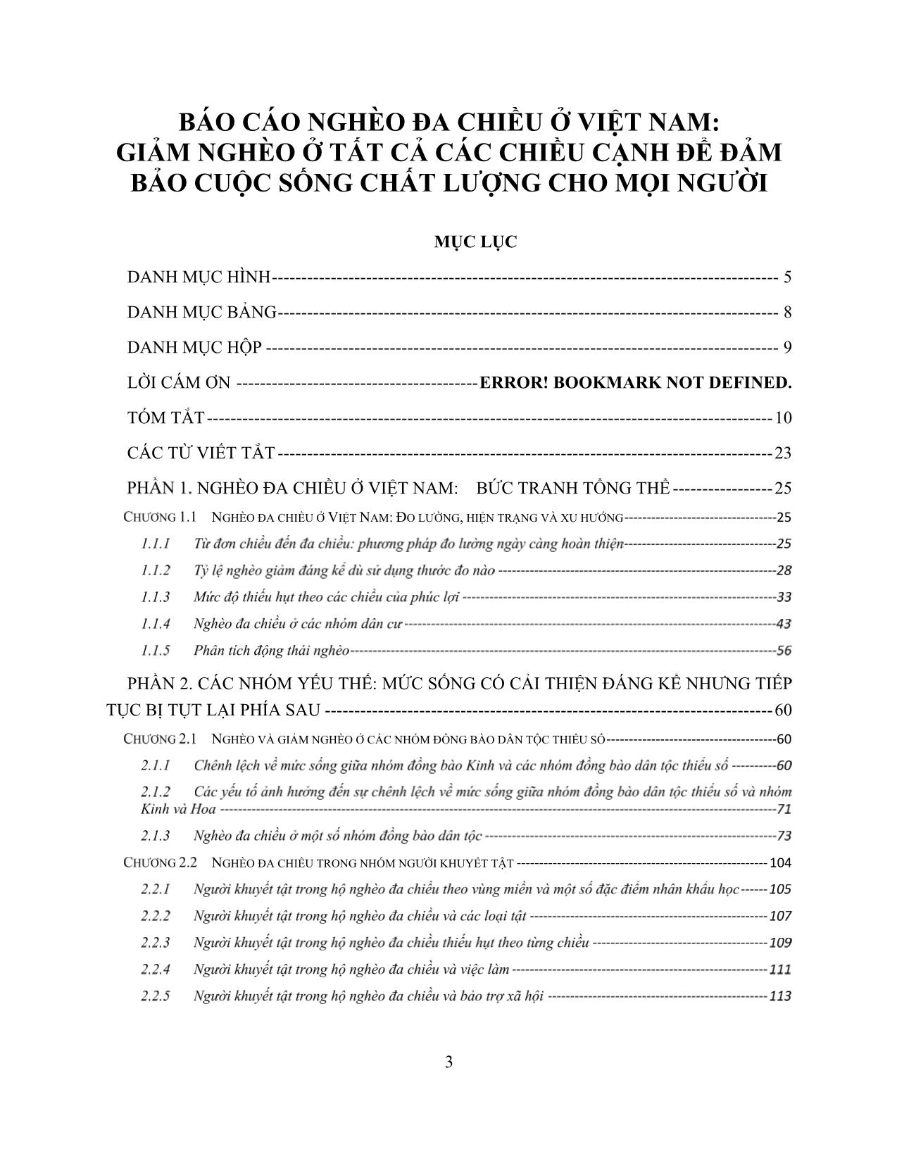 Báo cáo nghèo đa chiều ở Việt Nam: Giảm nghèo ở tất cả các chiều cạnh để đảm bảo cuộc sống chất lượng cho mọi người trang 4