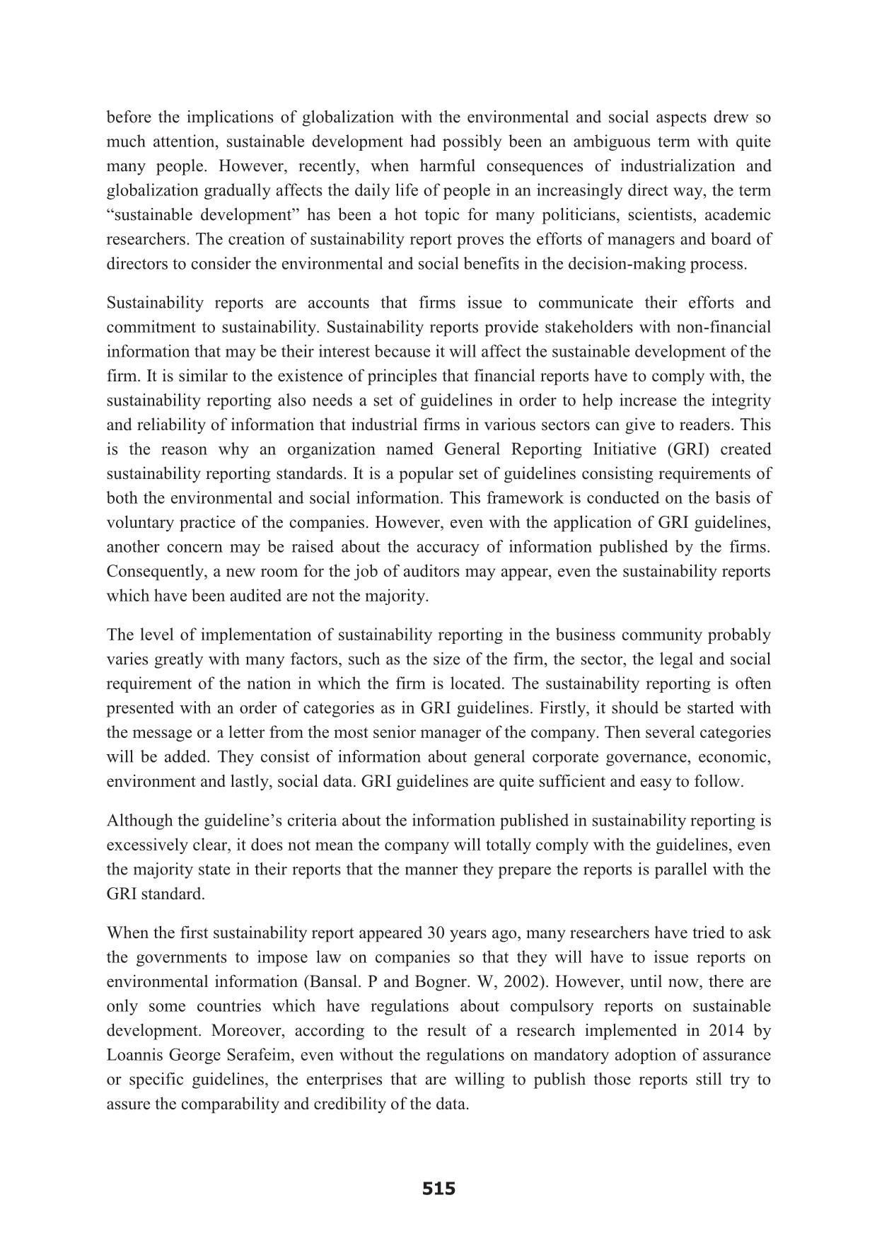 Evaluation of the disclosure data of sustainability reports in the context of industry 4.0: A case study in seven countries trang 2