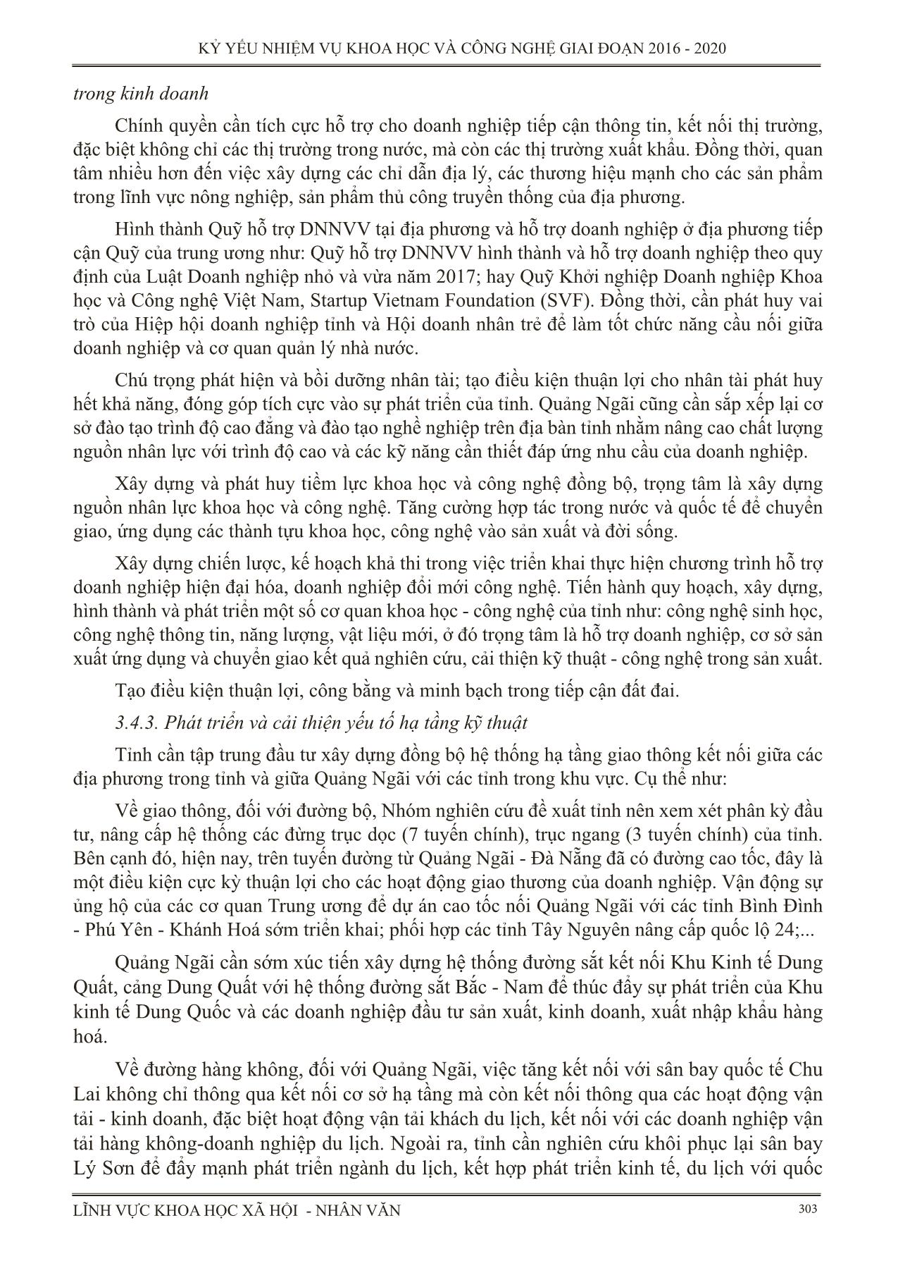 Nghiên cứu, đề xuất giải pháp phát huy vai trò của doanh nghiệp đối với sự phát triển kinh tế - xã hội tỉnh Quảng Ngãi trang 10