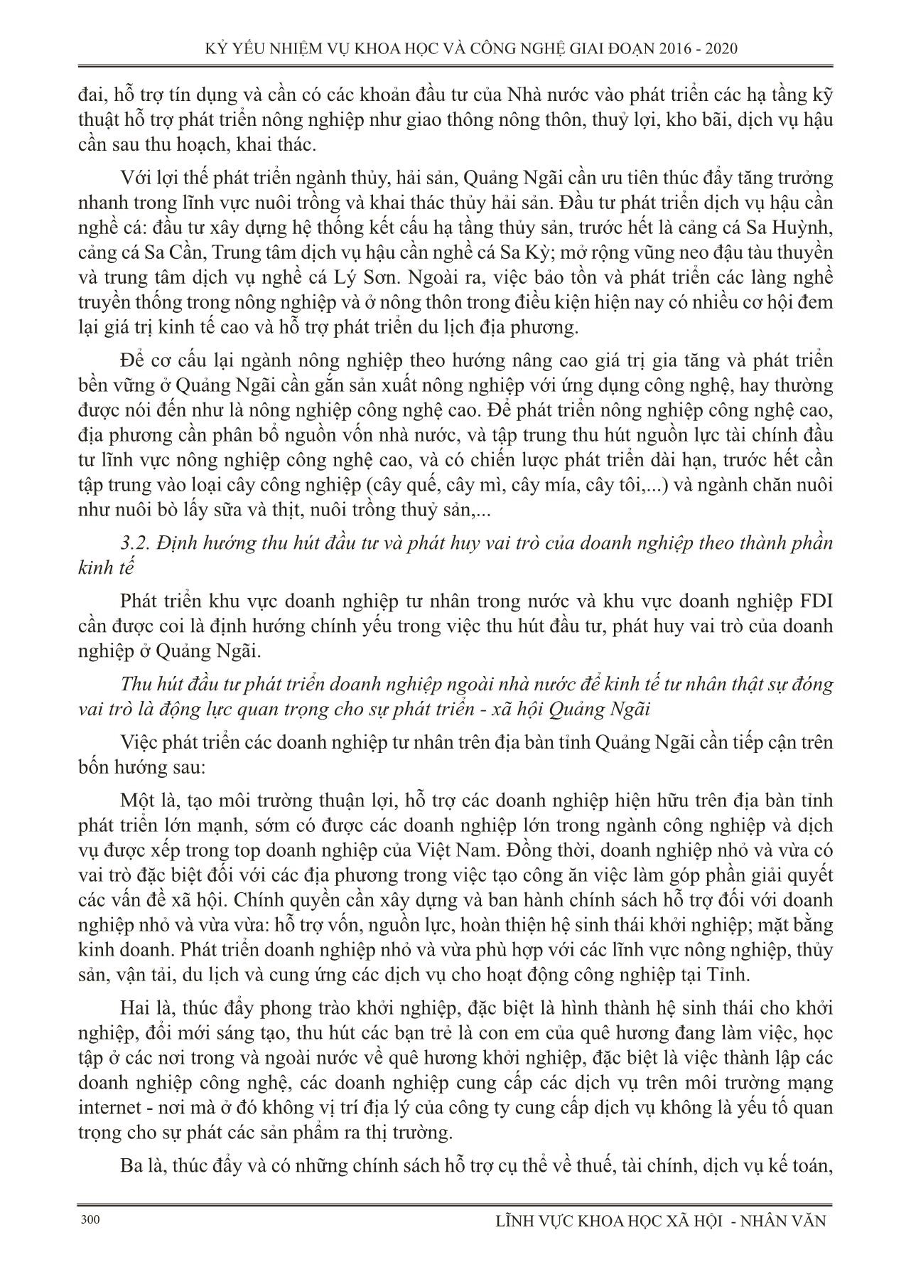 Nghiên cứu, đề xuất giải pháp phát huy vai trò của doanh nghiệp đối với sự phát triển kinh tế - xã hội tỉnh Quảng Ngãi trang 7