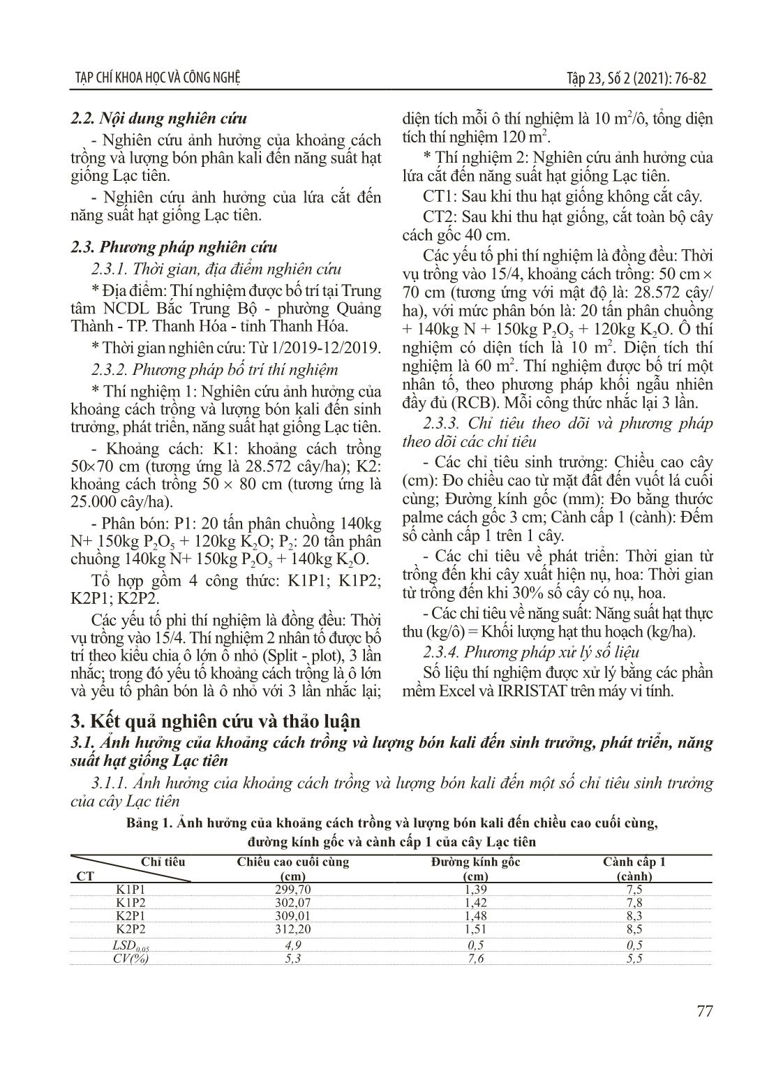 Nghiên cứu xây dựng quy trình sản xuất hạt giống lạc tiên (Passiflora foetida L.) tại Thanh Hóa trang 2