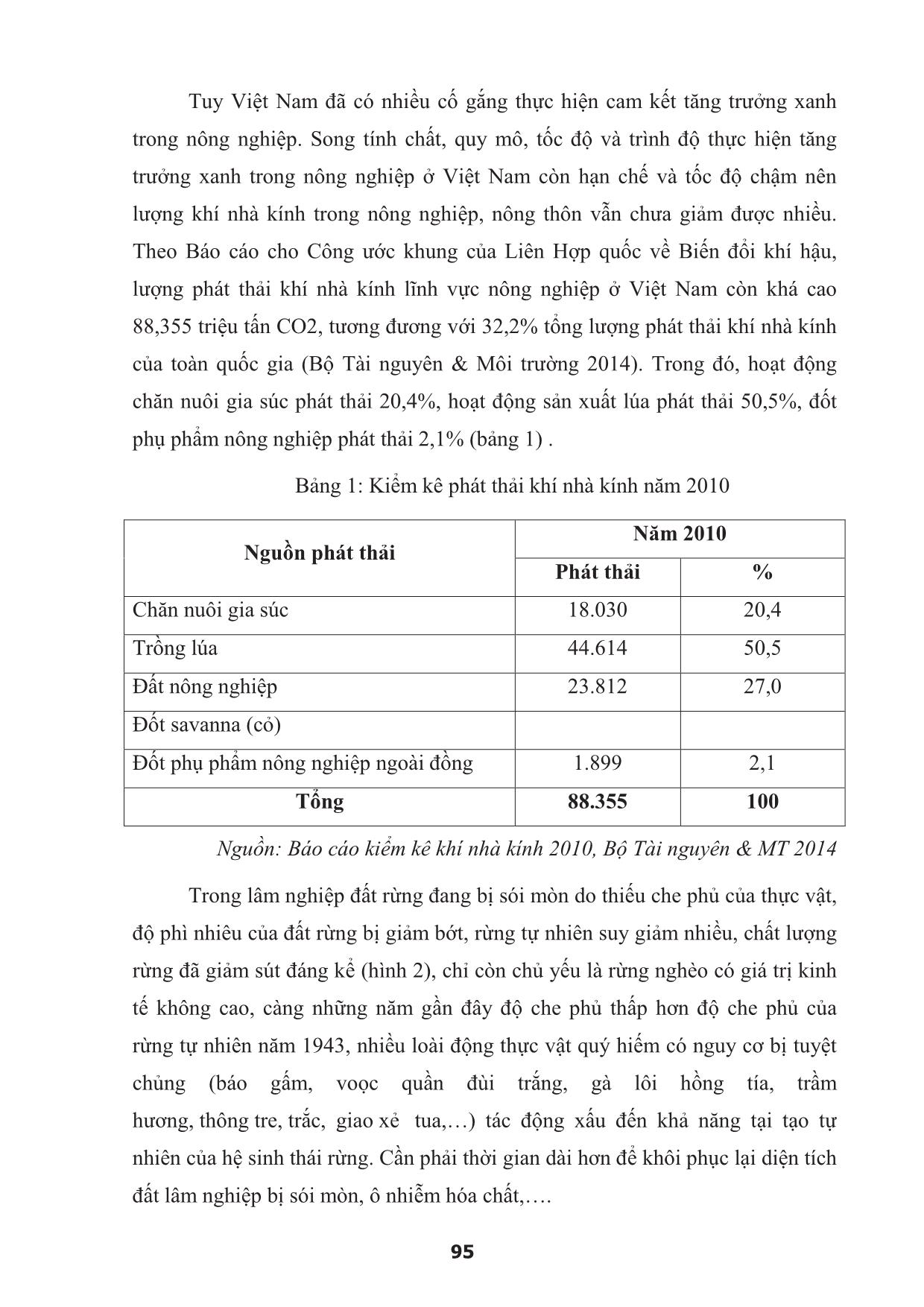 Tăng trưởng xanh trong nông nghiệp Việt Nam - Bối cảnh cách mạng công nghiệp 4.0 trang 7