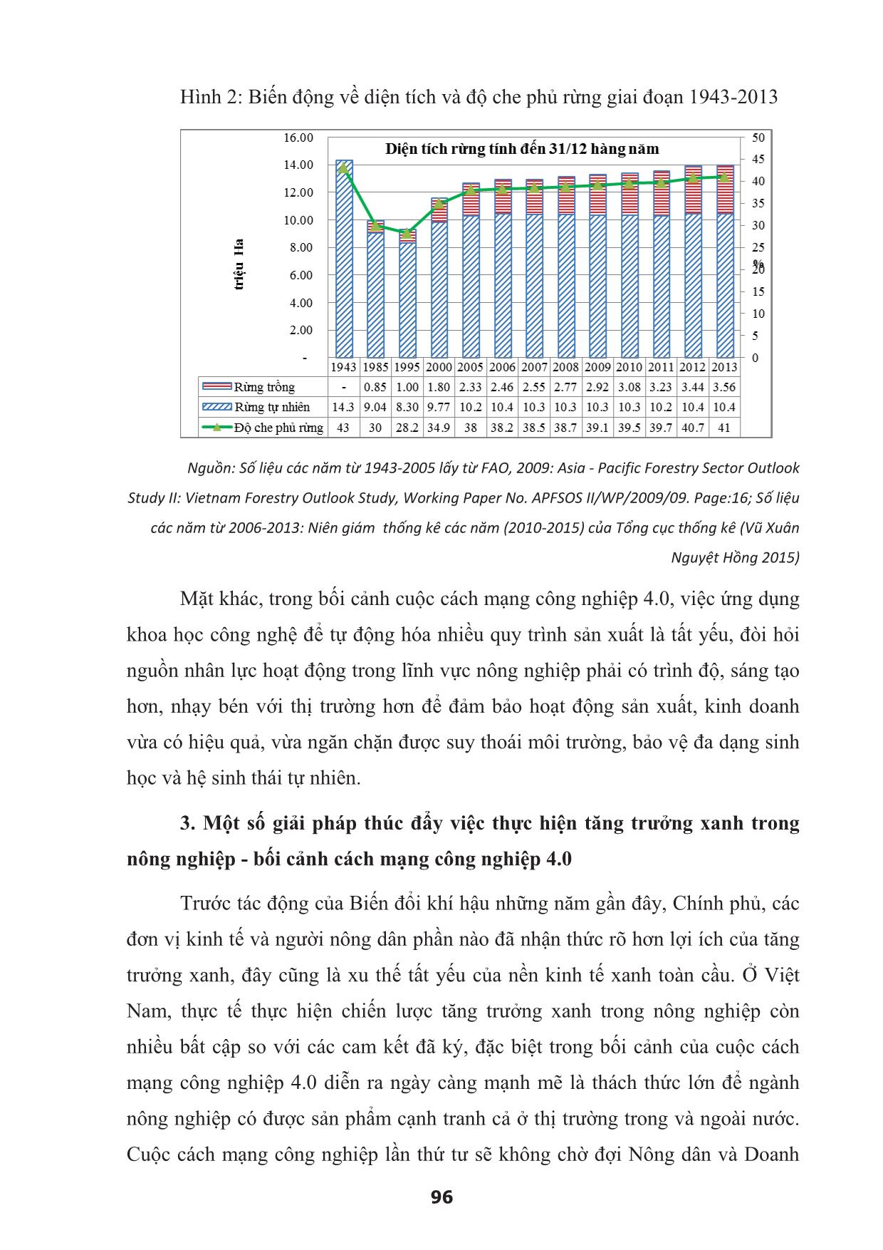 Tăng trưởng xanh trong nông nghiệp Việt Nam - Bối cảnh cách mạng công nghiệp 4.0 trang 8