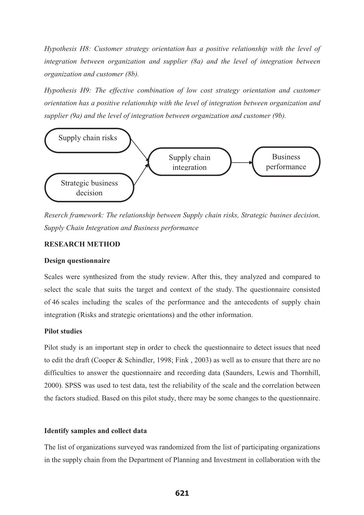 The factors affecting the supply chain integration in the fishery industry – Research in Ben Tre province trang 7