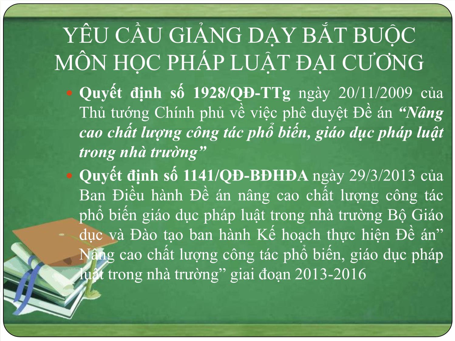 Bài giảng Pháp luật đại cương - Bài mở đầu: Giới thiệu môn học - Ngô Minh Tín trang 2