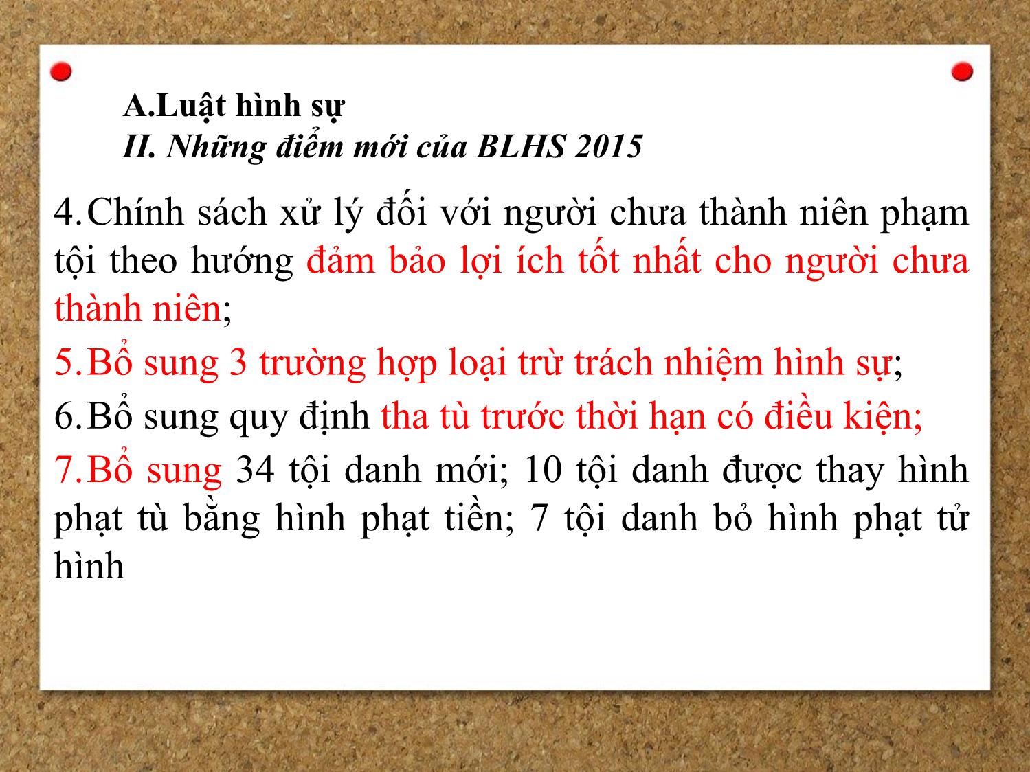 Bài giảng Pháp luật đại cương - Bài 6: Giới thiệu ngành luật hình sự, tố tụng hình sự (Phần 1) - Ngô Minh Tín trang 6