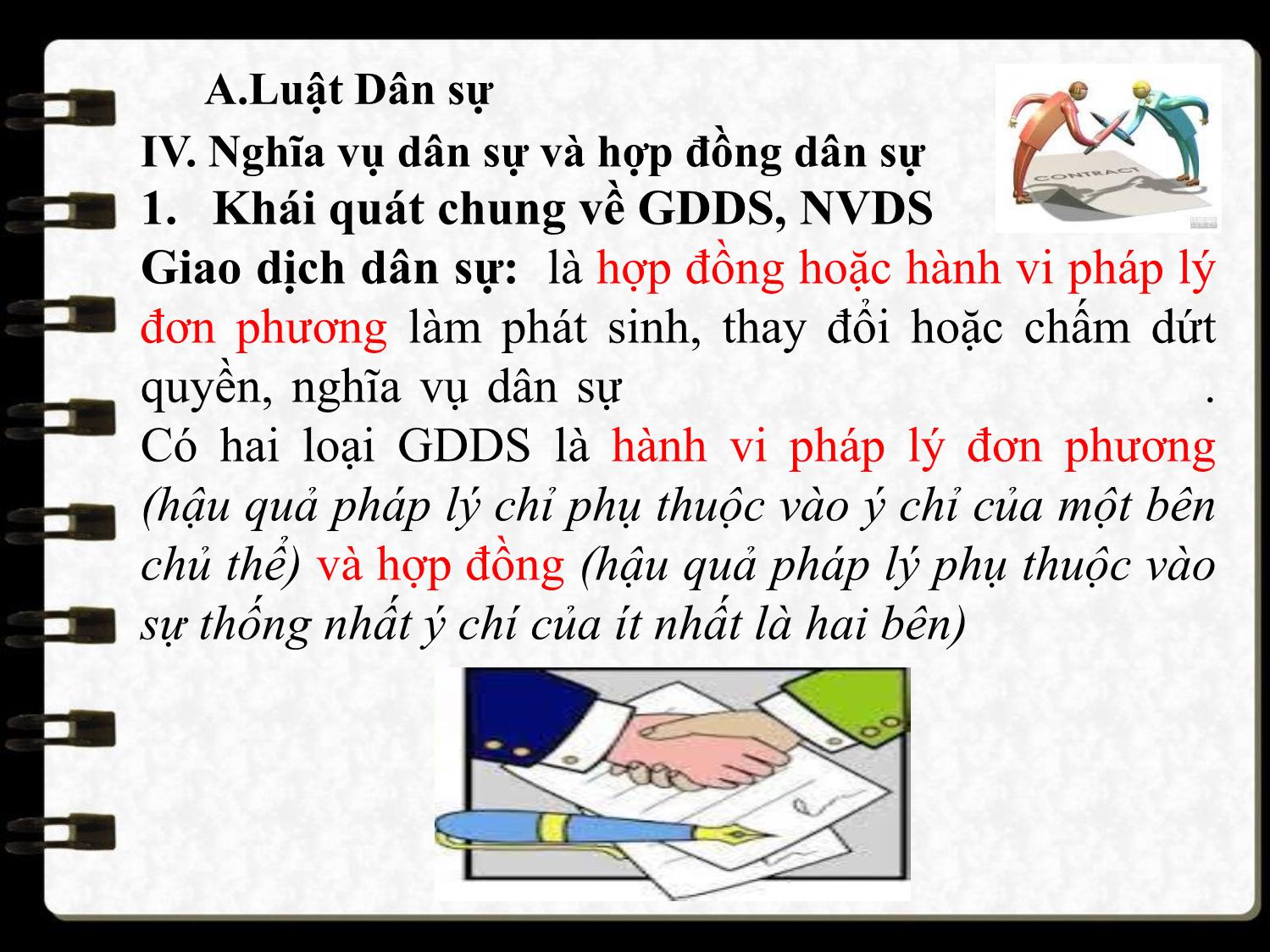 Bài giảng Pháp luật đại cương - Bài 7: Giới thiệu ngành Luật Dân sự, Luật Tố tụng Dân sự (Phần 2) - Ngô Minh Tín trang 4