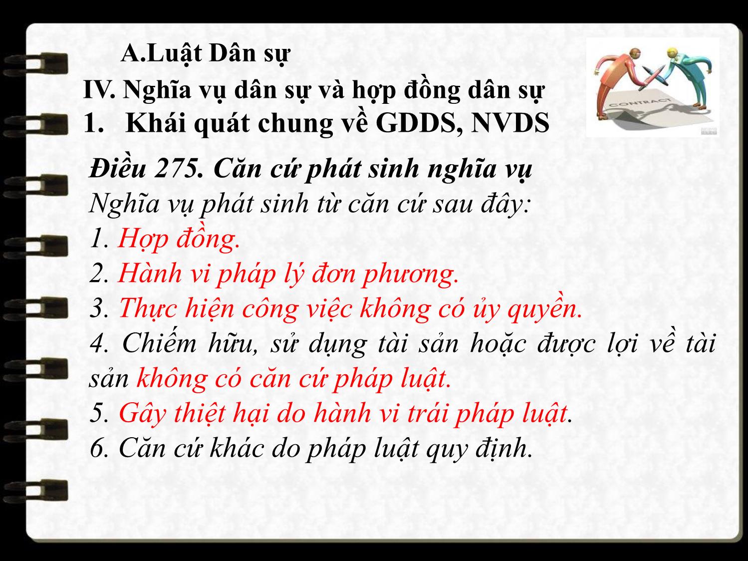 Bài giảng Pháp luật đại cương - Bài 7: Giới thiệu ngành Luật Dân sự, Luật Tố tụng Dân sự (Phần 2) - Ngô Minh Tín trang 7