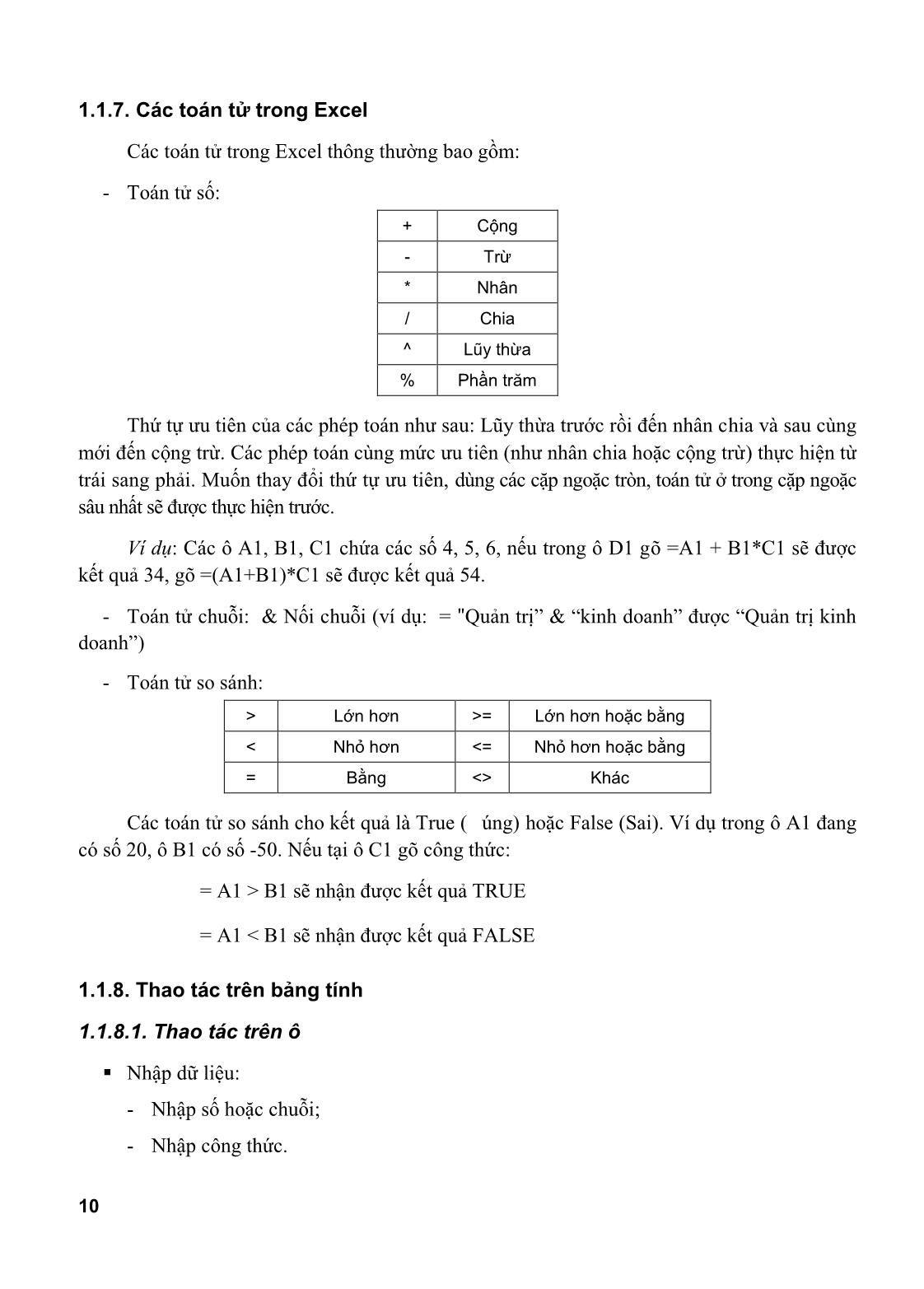 Giáo trình Tin học ứng dụng trong quản lý kinh tế (Phần 1) trang 6