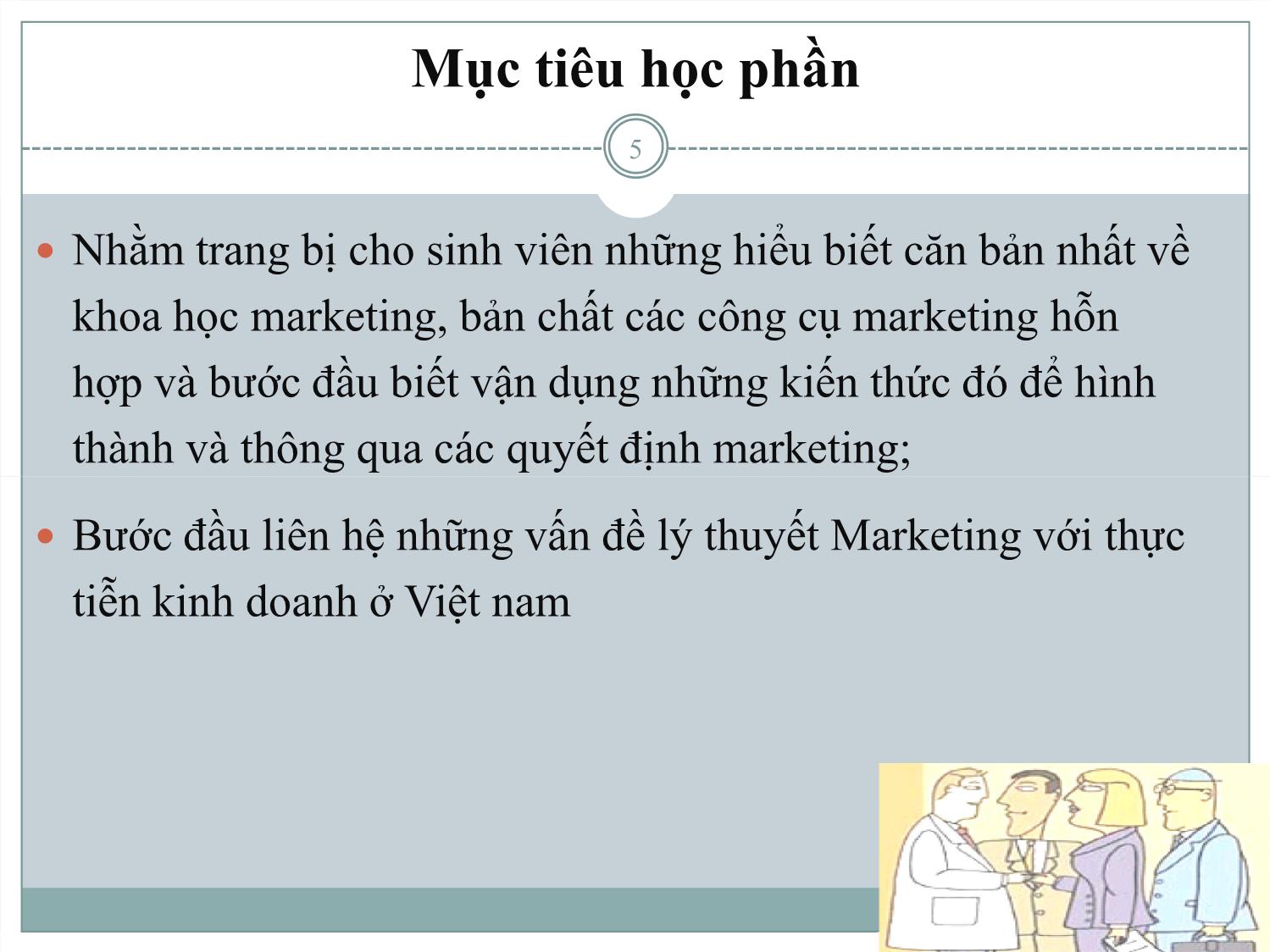 Bài giảng Marketing căn bản - Đại học Kinh tế Quốc dân trang 5