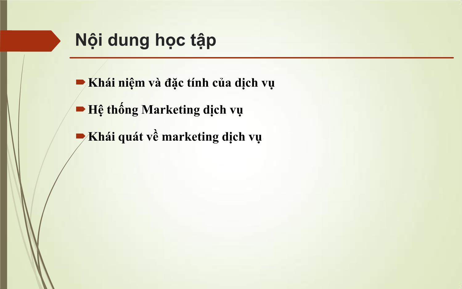 Bài giảng Marketing dịch vụ trang 7