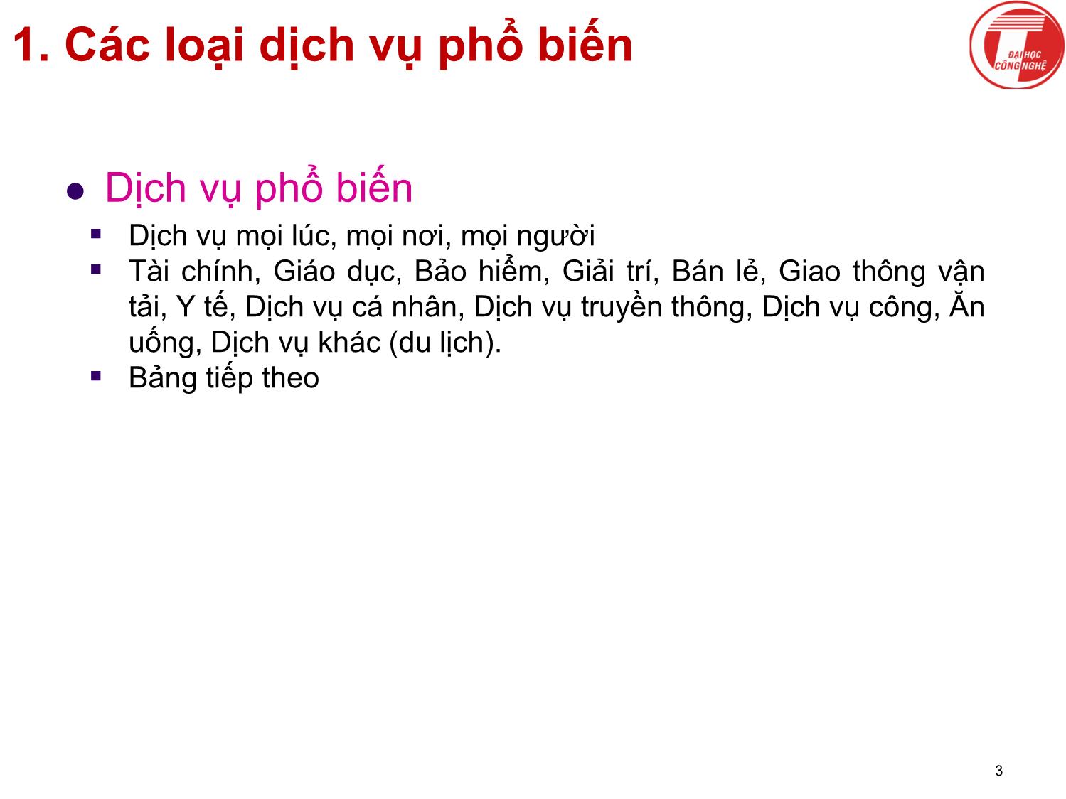 Bài giảng Khoa học dịch vụ - Chương 2: Khoa học dịch vụ là gì - Hà Quang Thụy trang 3