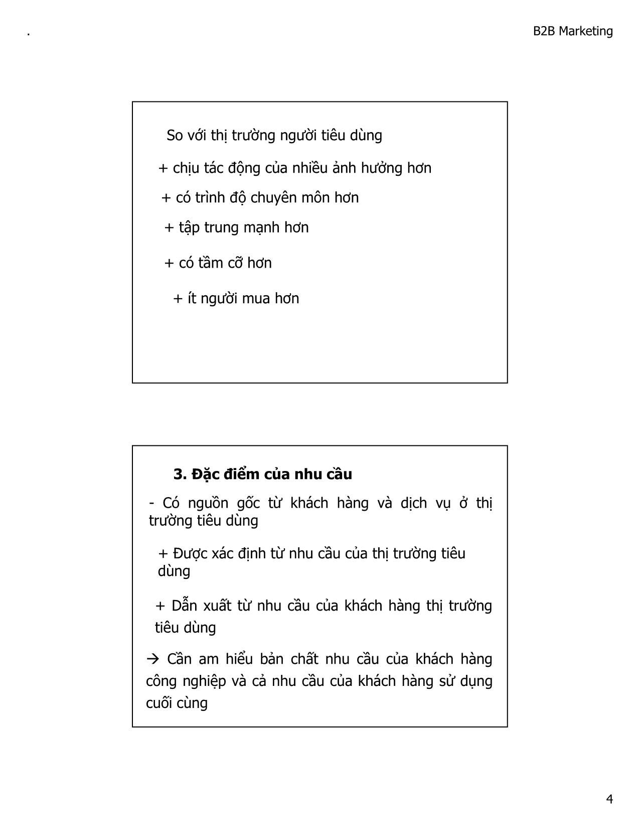 Bài giảng Marketing công nghiệp - Trần Thị Ý Nhi trang 4