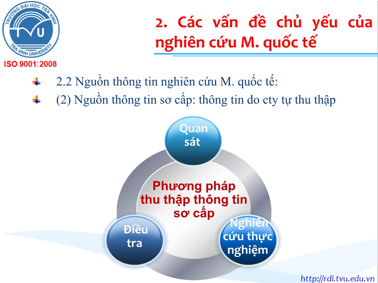 Bài giảng Marketing quốc tế - Chương 3: Nghiên cứu Marketing quốc tế - Lê Thanh Minh trang 8