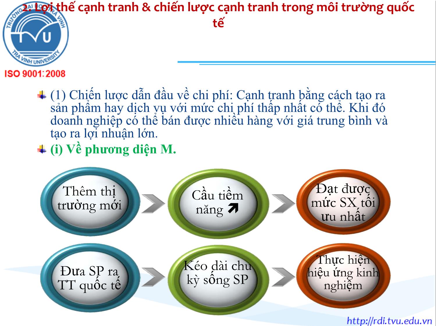 Bài giảng Marketing quốc tế - Chương 5: Phân tích cạnh tranh & chiến lược quốc tế của công ty - Lê Thanh Minh trang 10