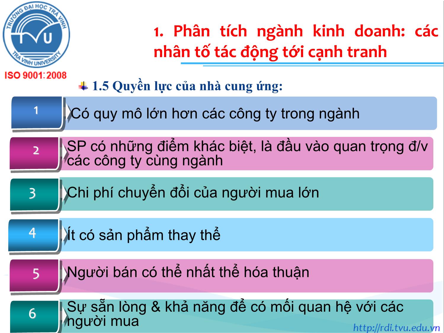 Bài giảng Marketing quốc tế - Chương 5: Phân tích cạnh tranh & chiến lược quốc tế của công ty - Lê Thanh Minh trang 7