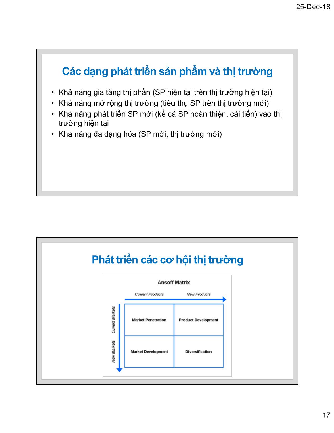 Bài giảng Marketing thương mại - Chương 2: Cơ hội và thị trường của doanh nghiệp thương mại - Nguyễn Tường Huy trang 3