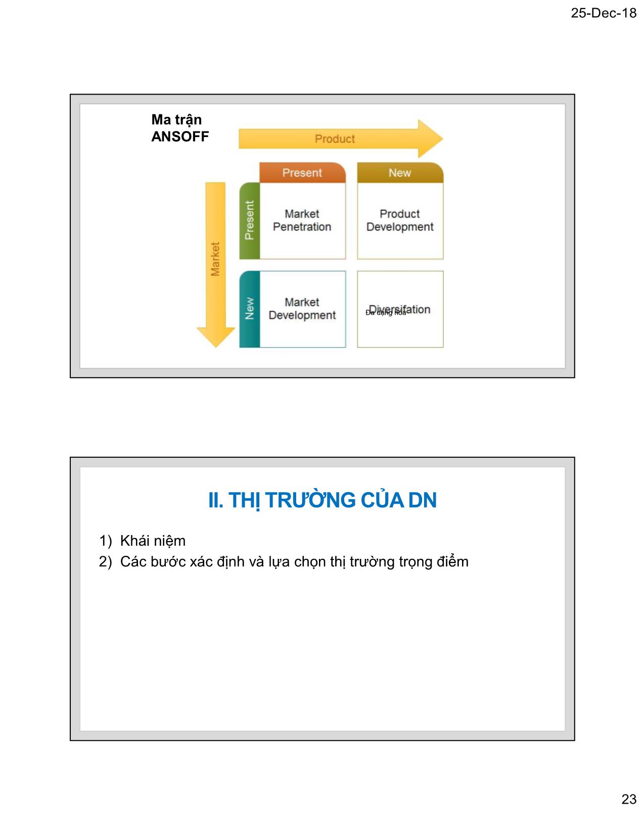 Bài giảng Marketing thương mại - Chương 2: Cơ hội và thị trường của doanh nghiệp thương mại - Nguyễn Tường Huy trang 9