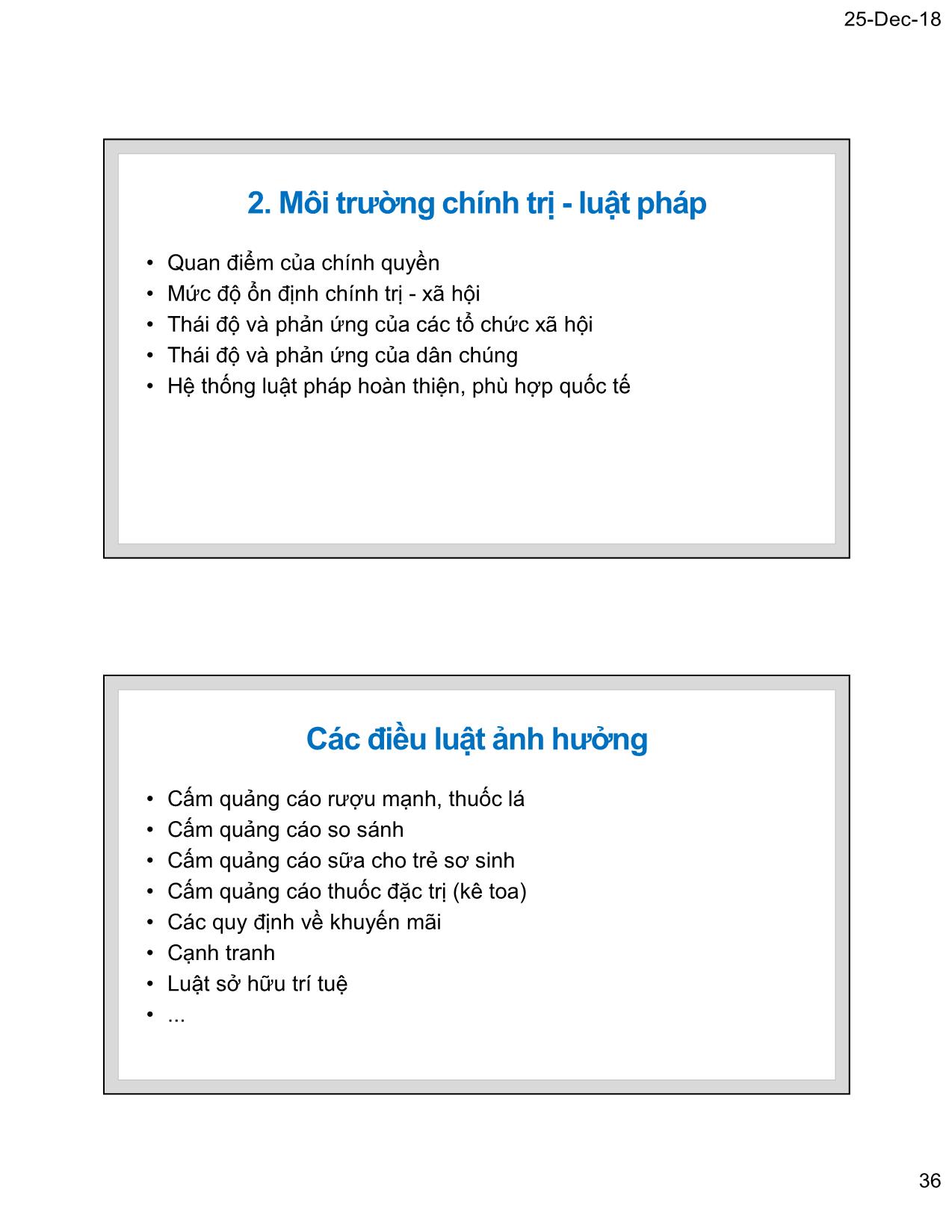 Bài giảng Marketing thương mại - Chương 3: Nghiên cứu các yếu tố ảnh hưởng đến hoạt động marketing thương mại - Nguyễn Tường Huy trang 7