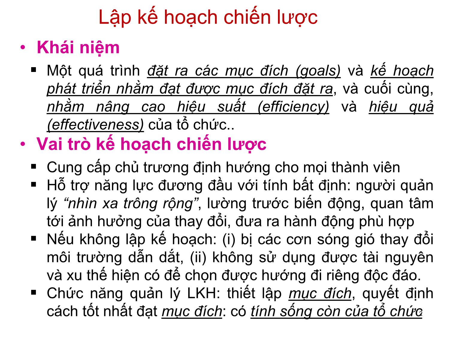 Bài giảng Khoa học dịch vụ - Chương 7: Quản lý chiến lược và quản lý dịch vụ - Hà Quang Thụy trang 2