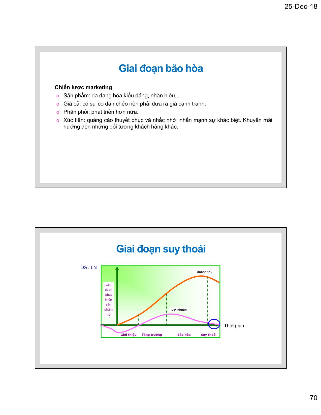 Bài giảng Marketing thương mại - Chương 5: Chiến lược marketing và tham số sản phẩm - Nguyễn Tường Huy trang 10