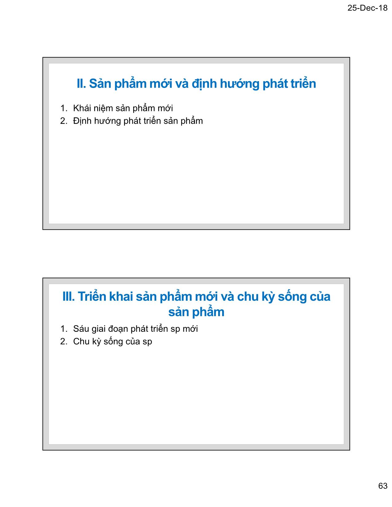 Bài giảng Marketing thương mại - Chương 5: Chiến lược marketing và tham số sản phẩm - Nguyễn Tường Huy trang 3