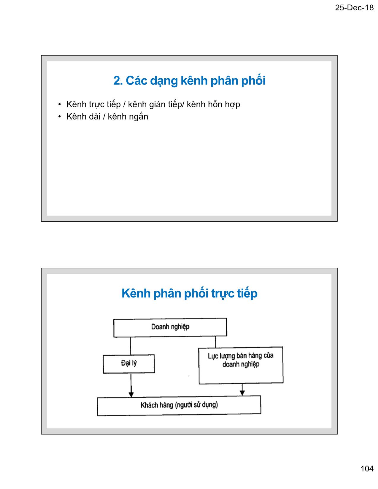 Bài giảng Marketing thương mại - Chương 7: Địa điểm & phân phối hàng hoá - Nguyễn Tường Huy trang 9