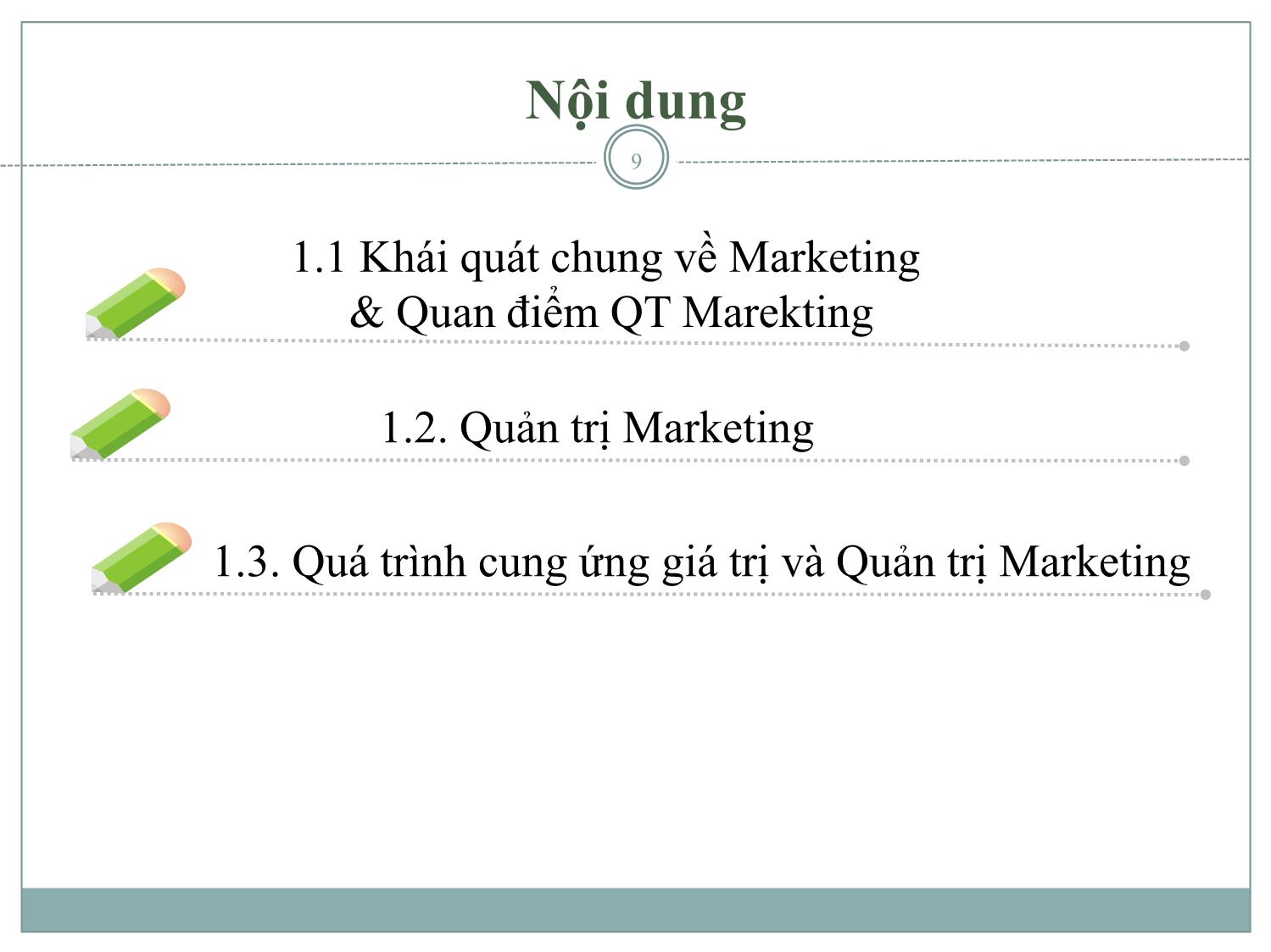 Bài giảng Quản trị Marketing trang 9