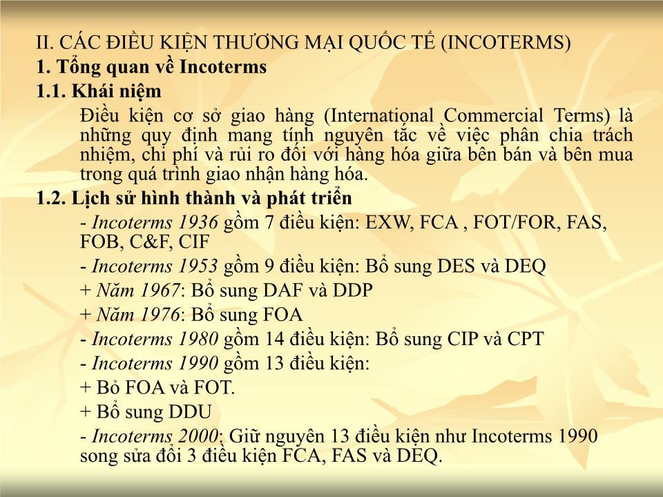 Bài giảng Giao dịch thương mại quốc tế - Chương 2: Hợp đồng mua bán quốc tế - Nguyễn Cương trang 10