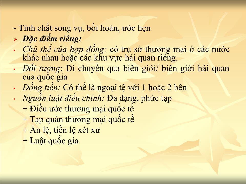 Bài giảng Giao dịch thương mại quốc tế - Chương 2: Hợp đồng mua bán quốc tế - Nguyễn Cương trang 5