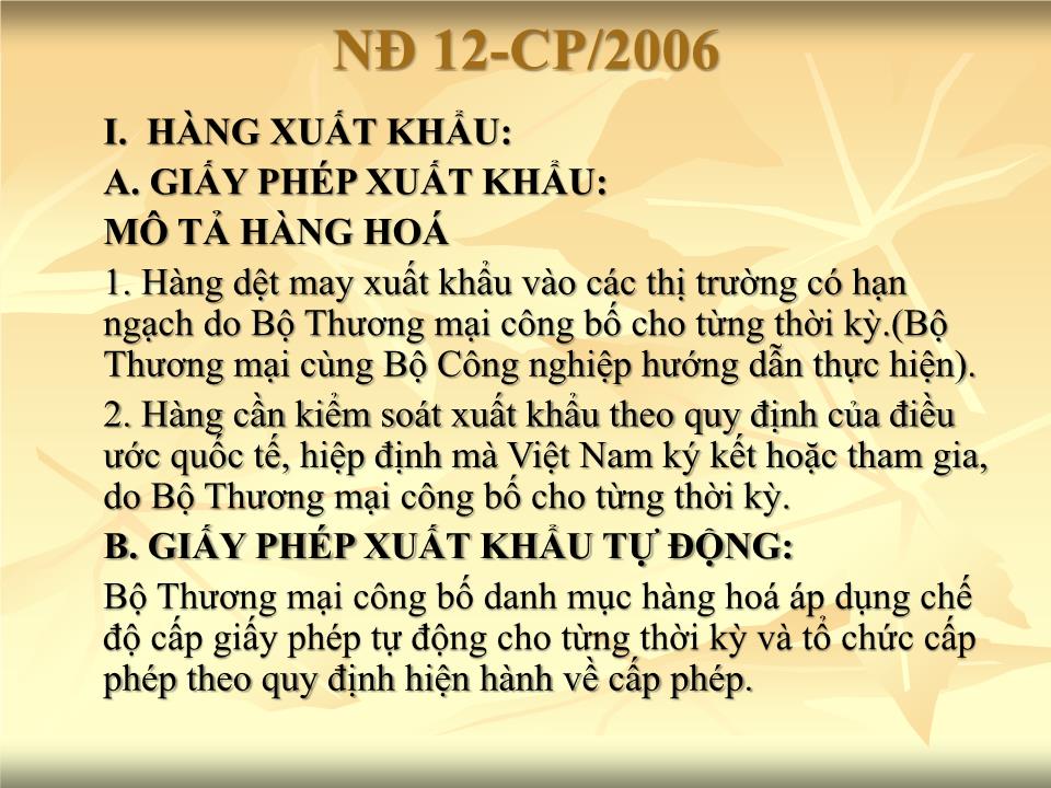 Bài giảng Giao dịch thương mại quốc tế - Chương 4: Thực hiện hợp đồng ngoại thương - Nguyễn Cương trang 3