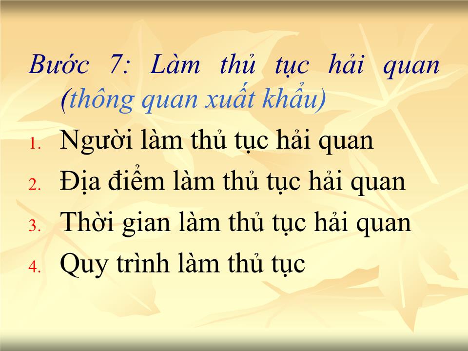 Bài giảng Giao dịch thương mại quốc tế - Chương 4: Thực hiện hợp đồng ngoại thương - Nguyễn Cương trang 7