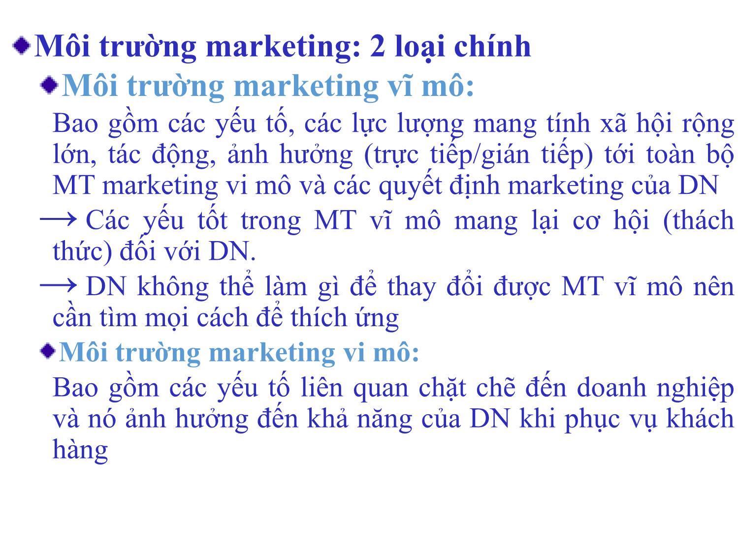 Bài giảng Quản trị marketing - Chương 3: Phân tích môi trường marketing - Nguyễn Thị Phương Dung trang 5