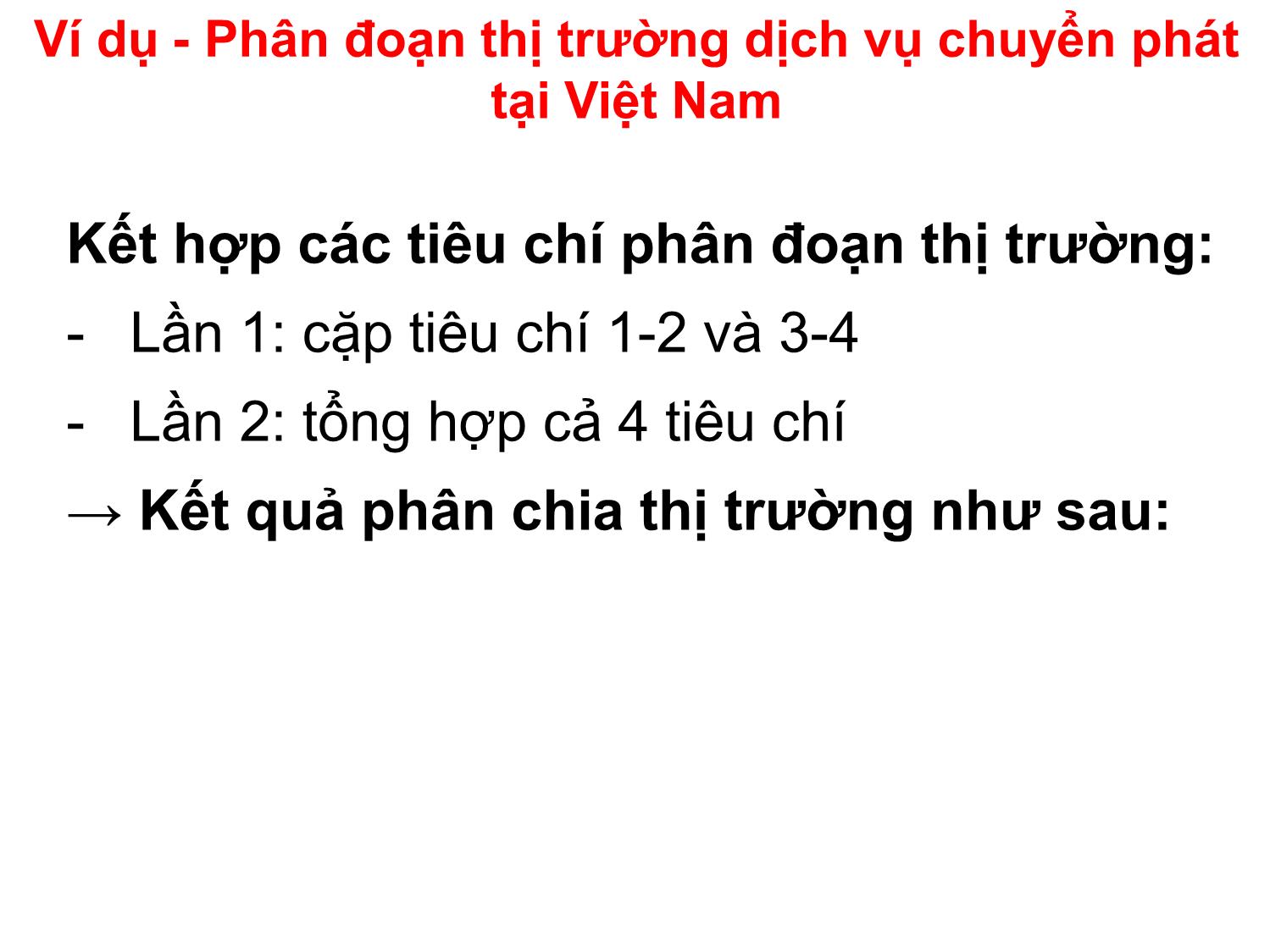 Bài giảng Quản trị marketing - Chương 5: Phân đoạn thị trường, lựa chọn thị trường mục tiêu và định vị thị trường - Nguyễn Thị Phương Dung trang 7