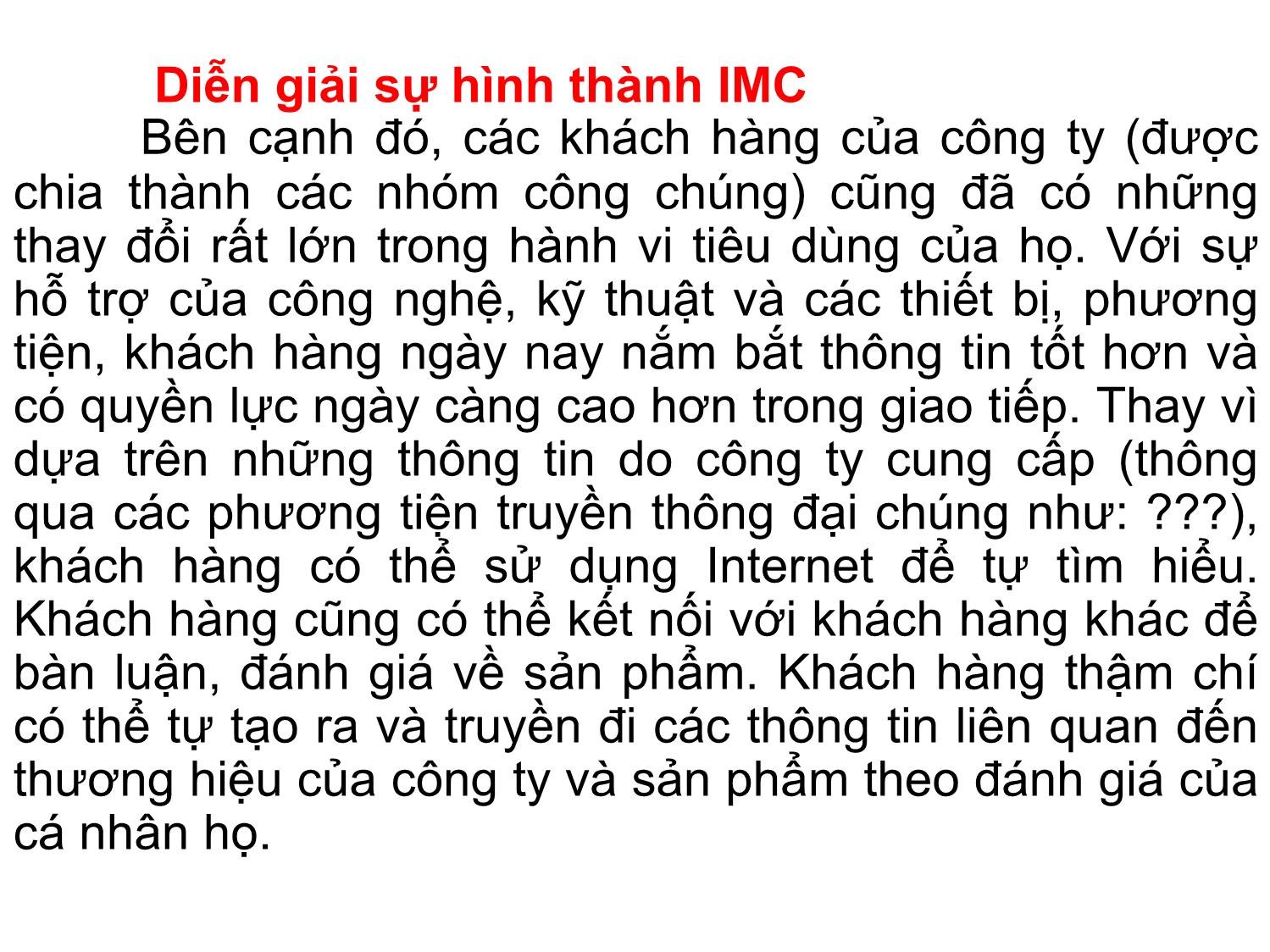 Bài giảng Quản trị marketing - Chương 9: Quản trị truyền thông marketing tích hợp (Integrated Marketing Communications - IMC) - Nguyễn Thị Phương Dung trang 4