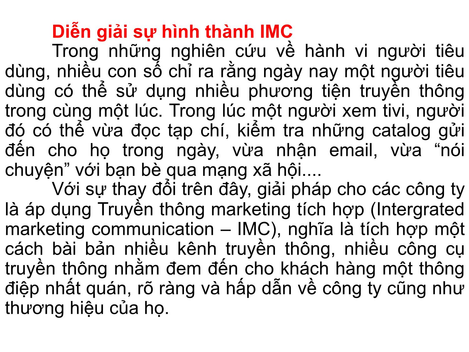 Bài giảng Quản trị marketing - Chương 9: Quản trị truyền thông marketing tích hợp (Integrated Marketing Communications - IMC) - Nguyễn Thị Phương Dung trang 5