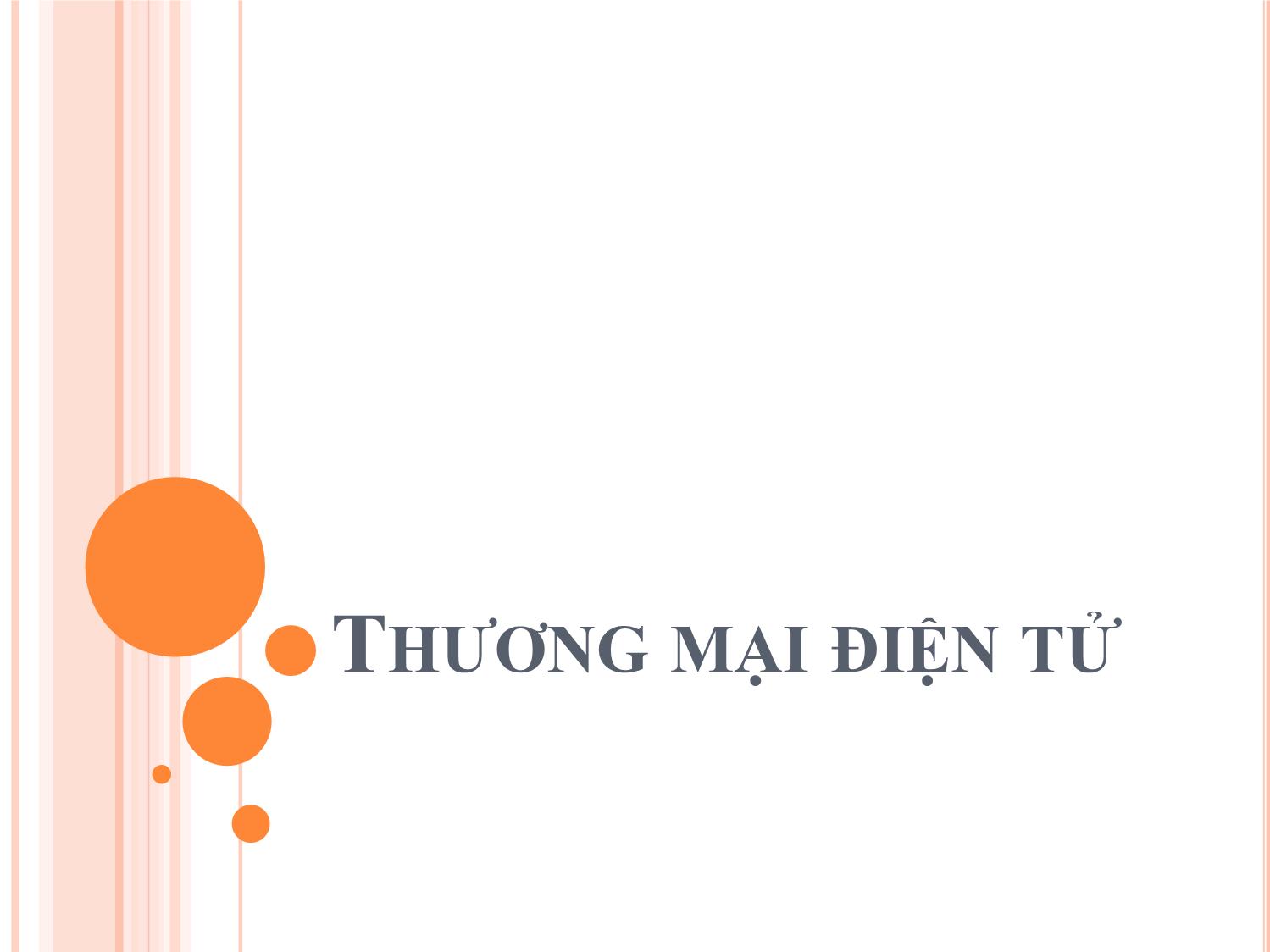 Bài giảng Thương mại điện tử - Vũ Mạnh Cường trang 1