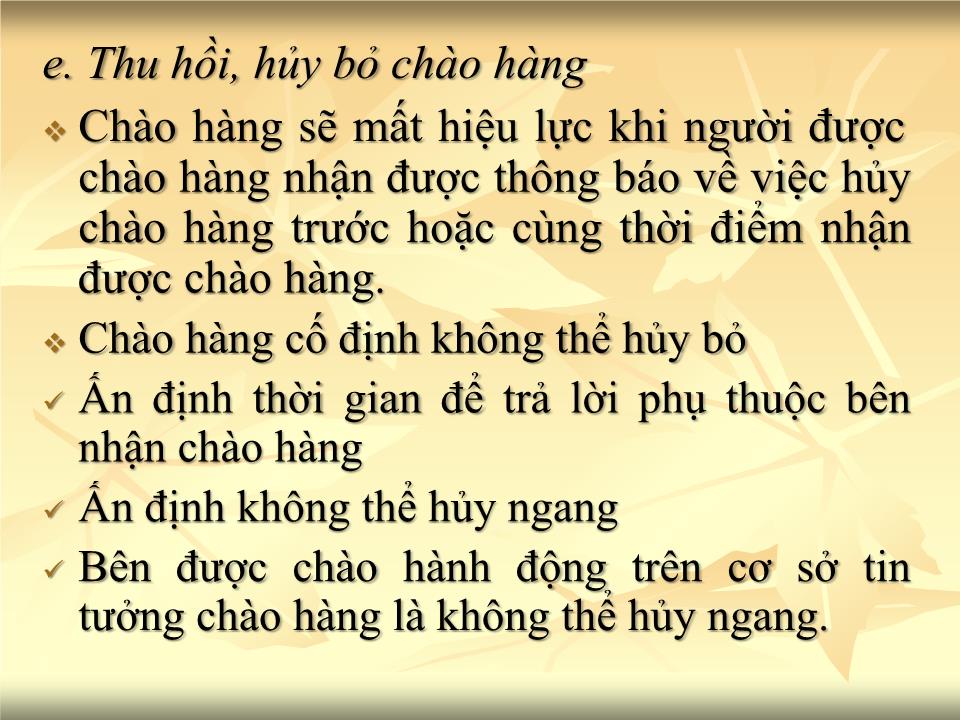 Bài giảng Giao dịch thương mại quốc tế - Chương 1: Các phương thức giao dịch trên thị trường thế giới - Nguyễn Cương trang 7